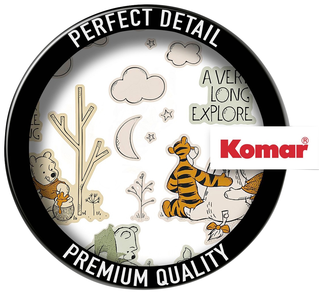 ♕ Komar Wandsticker »Winnies Woodland«, (47 St.), 50x70 cm (Breite x Höhe),  selbstklebendes Wandtattoo versandkostenfrei auf