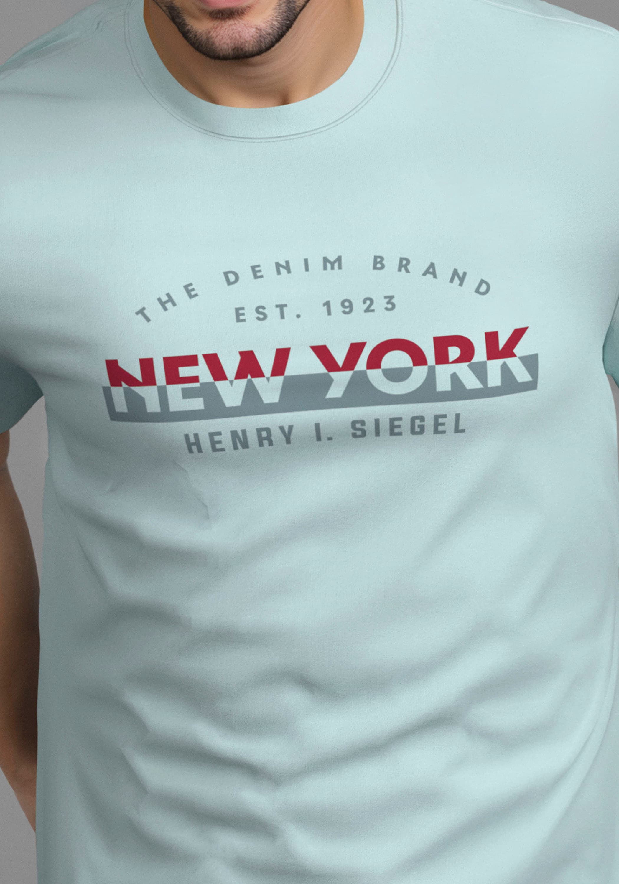 H.I.S Rundhalsshirt »Neue Kollektion!«, mit Print
