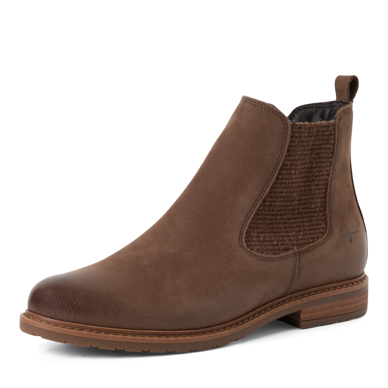 Image of Tamaris Chelseaboots Blockabsatz, Stiefelette, beidseitiger Stretcheinsatz, schmale Form