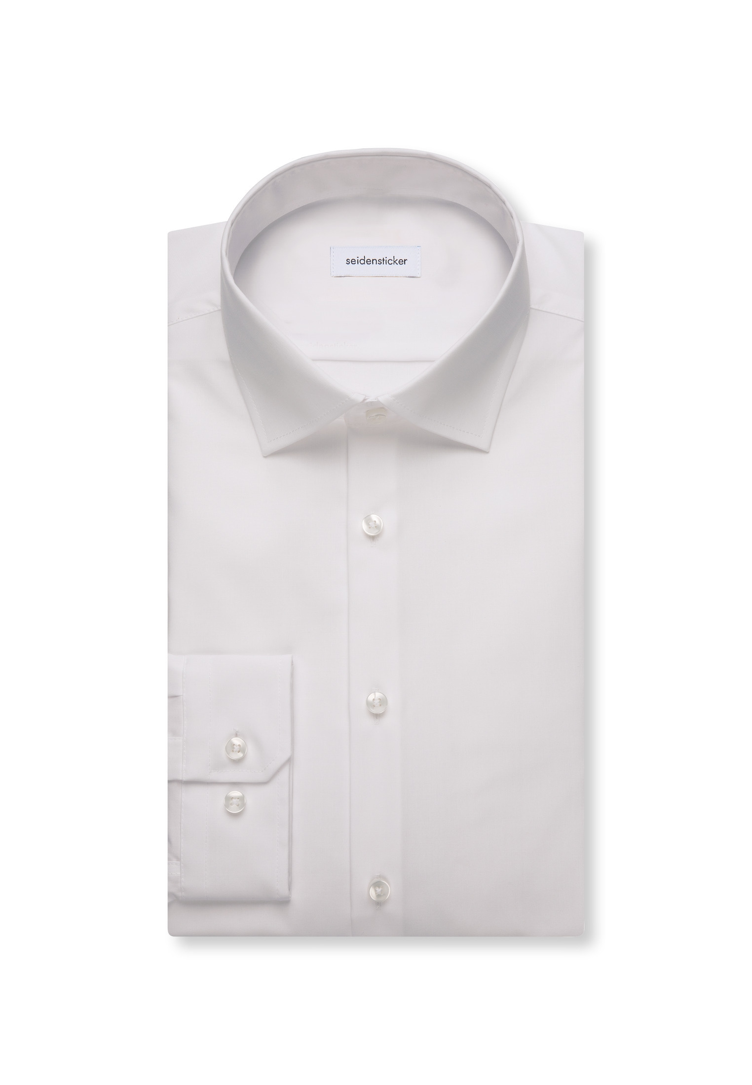 seidensticker Businesshemd »Schwarze Rose« Shaped 1/1 Extra lang Kentkragen Uni