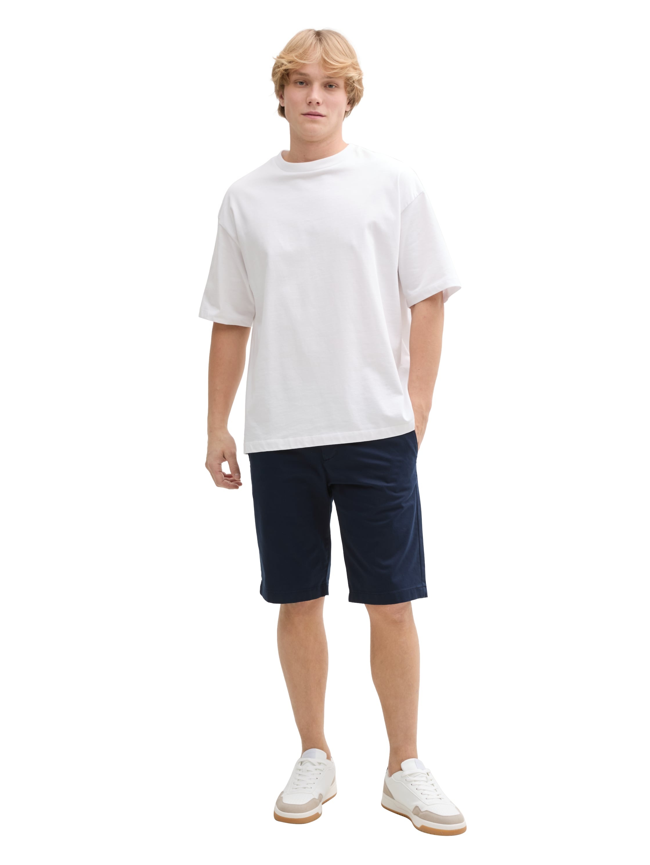 TOM TAILOR Denim Chinoshorts, Sommerhose mit Taschen