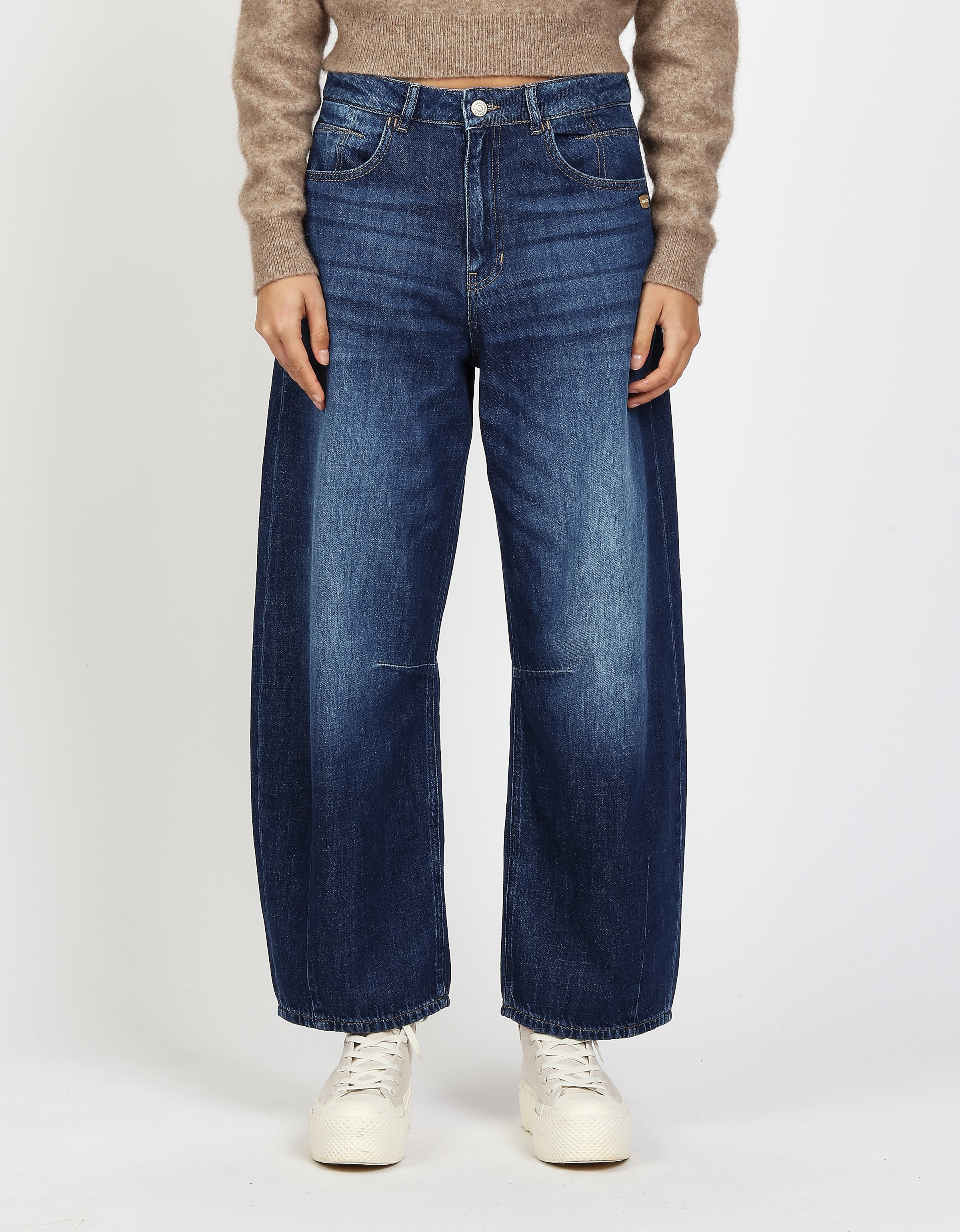 Image of GANG 5-Pocket-Jeans "94SARINA" mit Abnähern an Knie und Saum