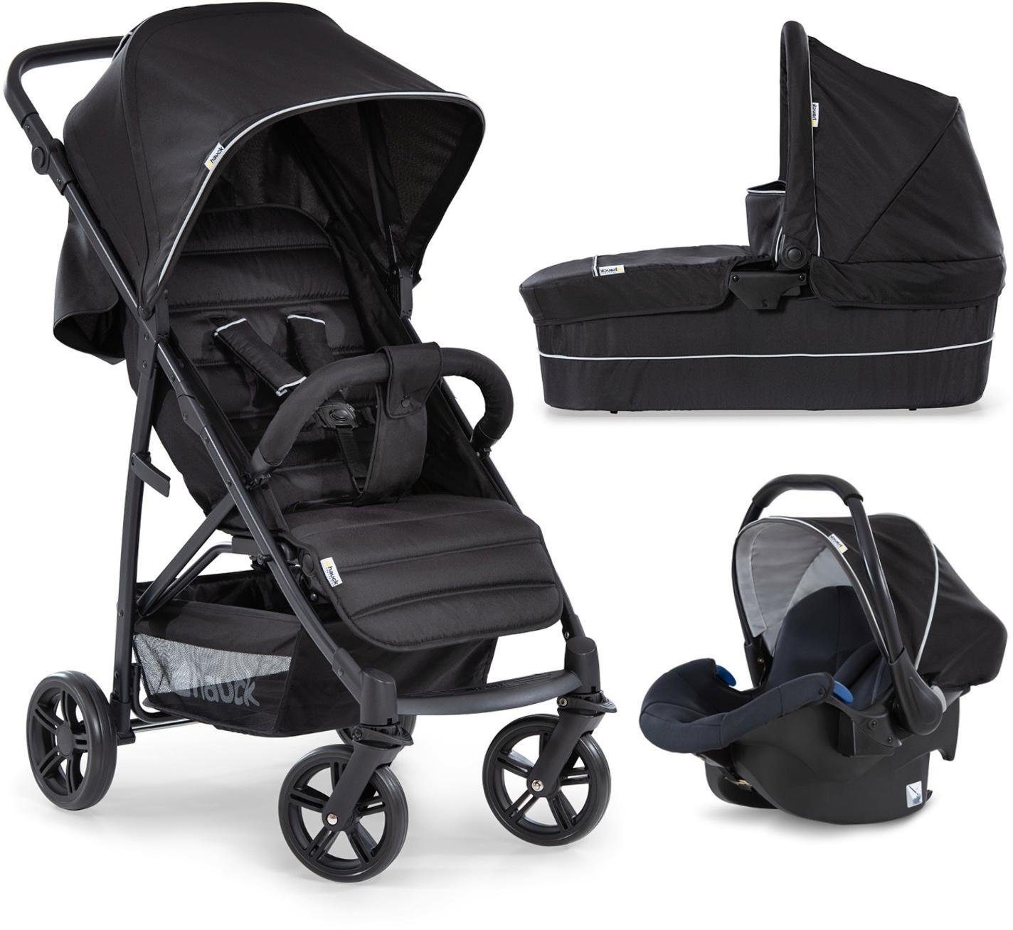Image of Hauck Kombi-Kinderwagen »Rapid 4 Plus TrioSet, caviar/black«, mit Babyschale; Kinderwagen bei Ackermann Versand Schweiz