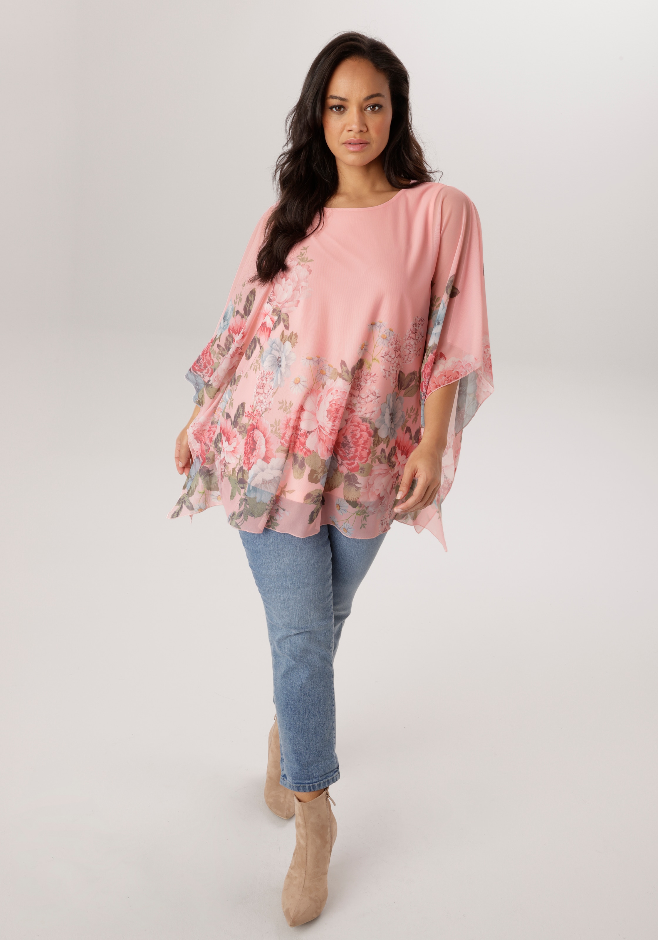 Aniston PLUS Chemisier sanft fallende Meshqualität - NEUE KOLLKTION