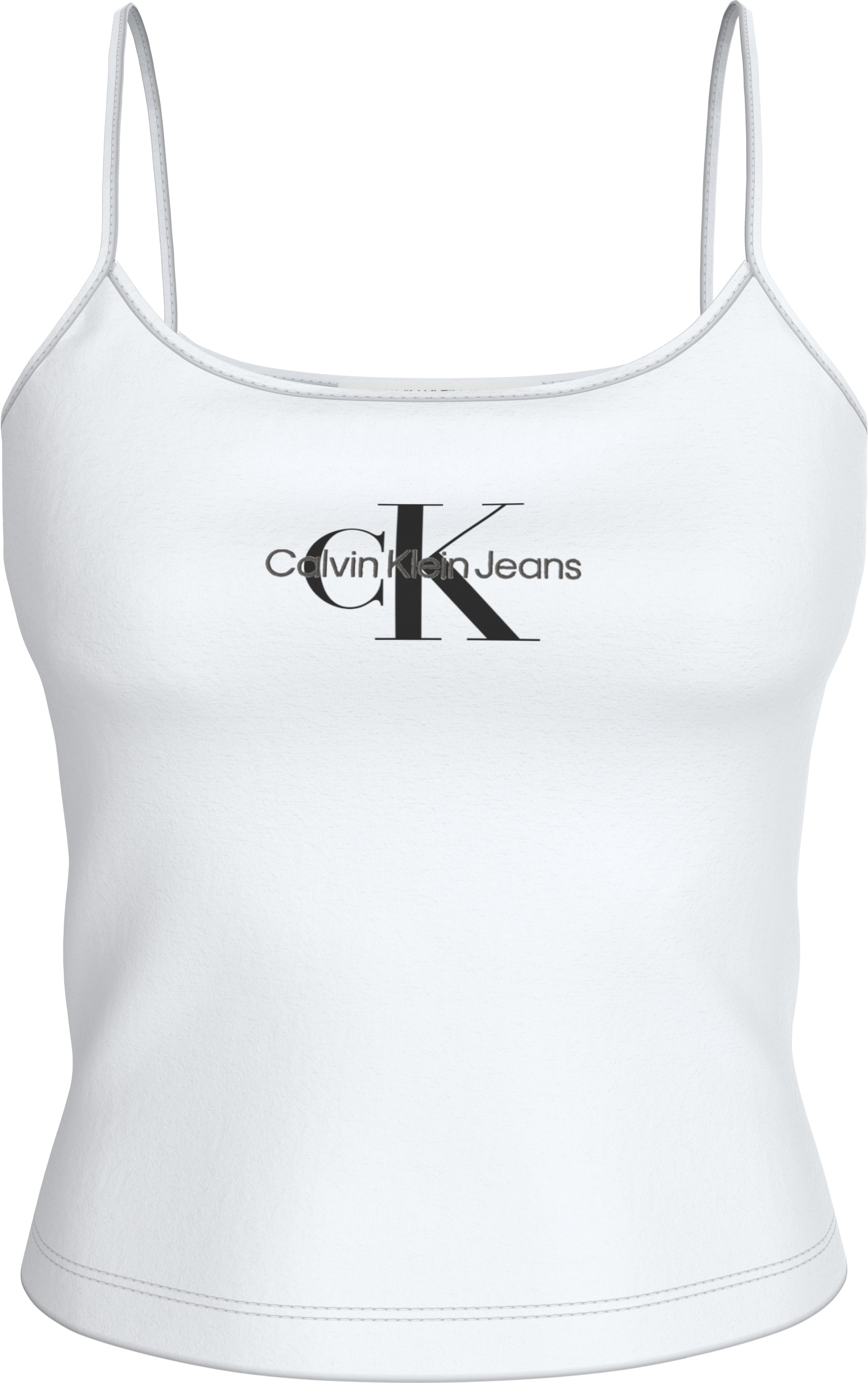 Calvin Klein Jeans T-Shirt »MONOLOGO STRAPPY TANK TOP«, mit Logomarkenpatch