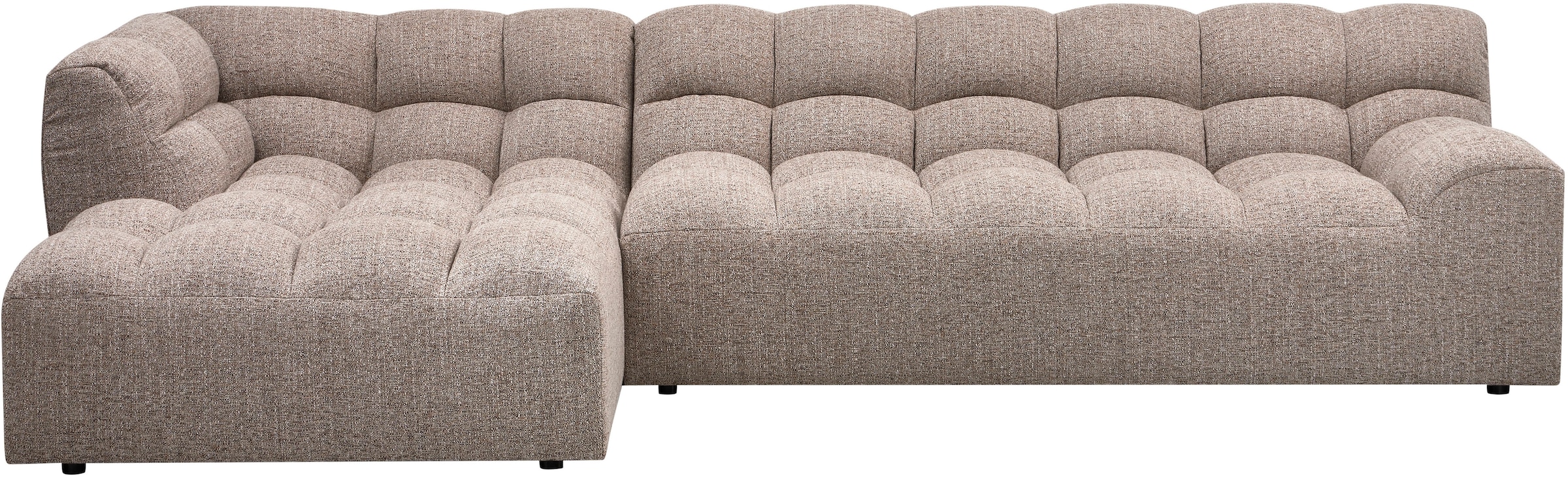 Image of WOOOD Ecksofa "Allure grobem Webmuster, H 79 x B 324 x D 165 cm" Tragkraft 400 kg, Hohe Verschleissfestigkeit, Pfleiglicht
