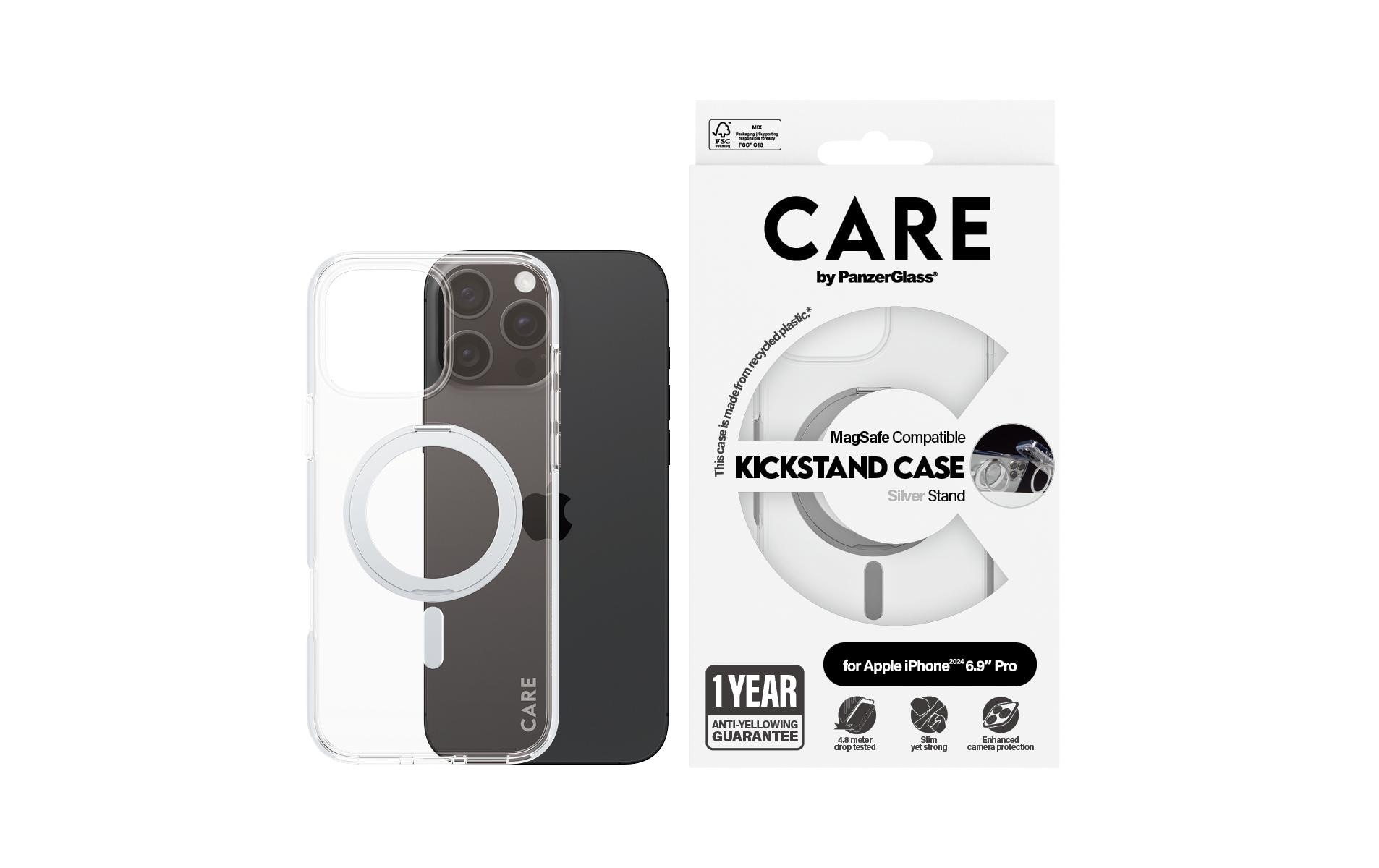 CARE by PanzerGlass Backcover »Feature Kickstand iPhone 16 Pro Max« iPhone 16 Pro Max
