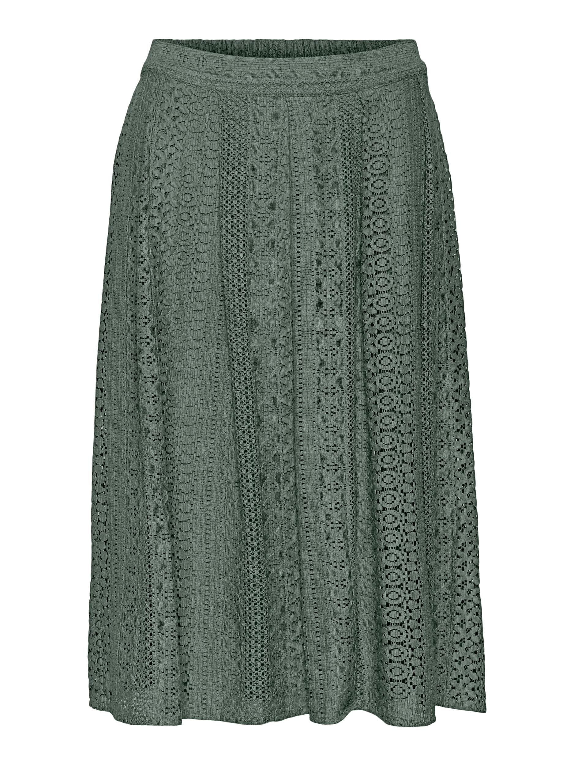 Vero Moda Faltenrock »VMHONEY LACE H/W CALF SKIRT WVN«