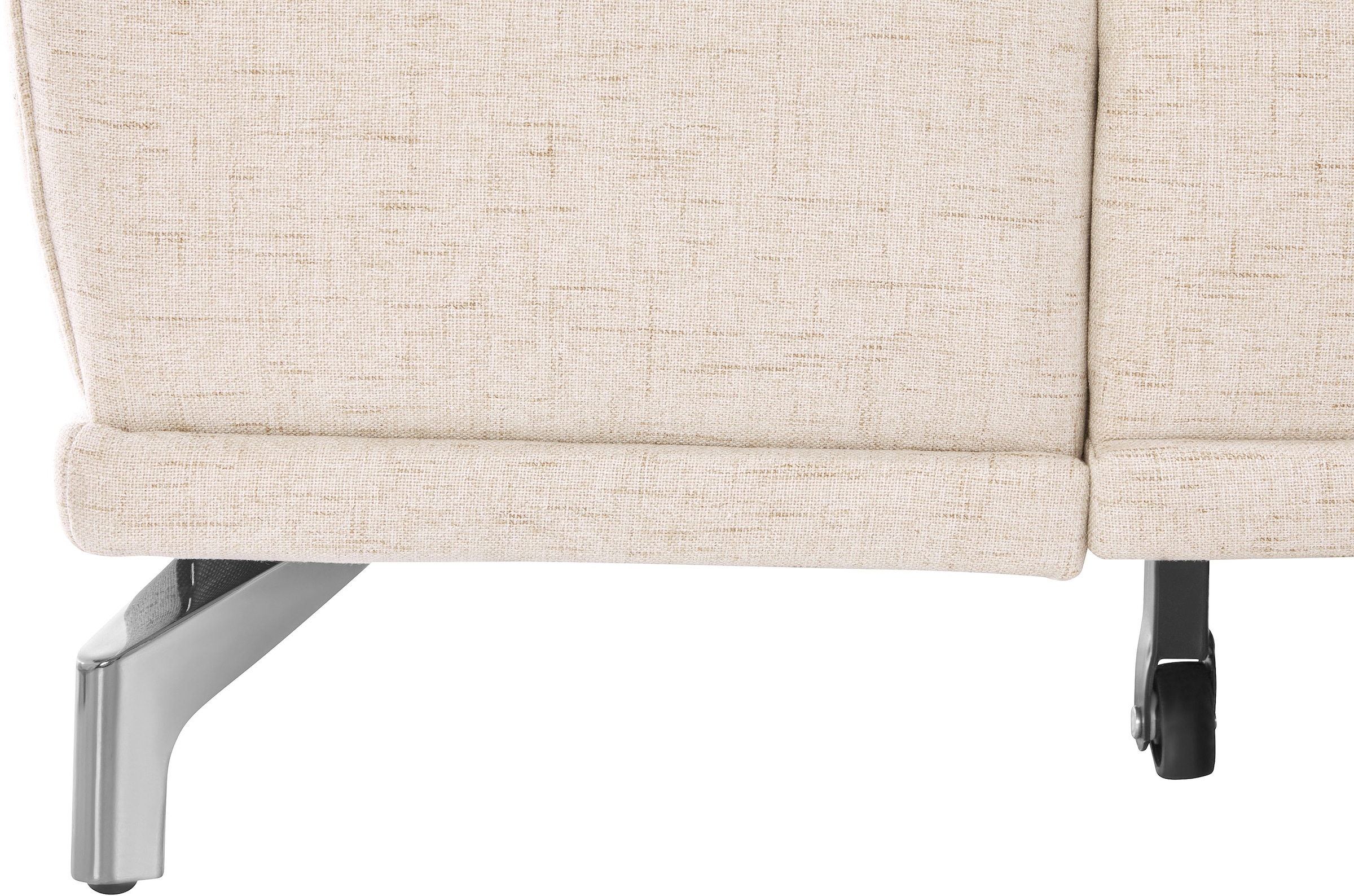 Places of Style Ecksofa Costello, mit Sitztiefenverstellung und Armlehnfunktion, incl. 3 Nierenkissen