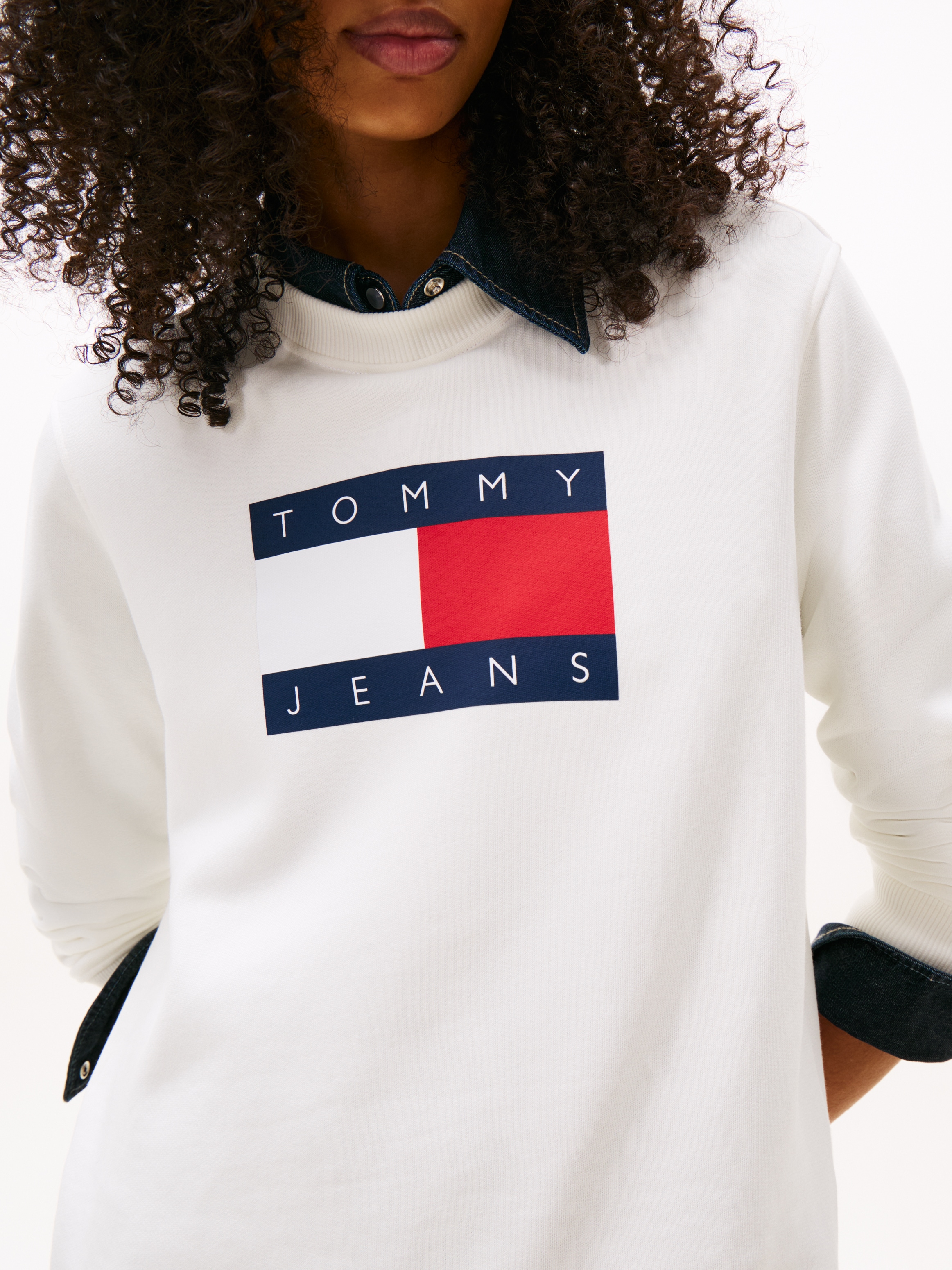 Tommy Jeans Sweatshirt »TJW REG TJ FLAG CREW«
