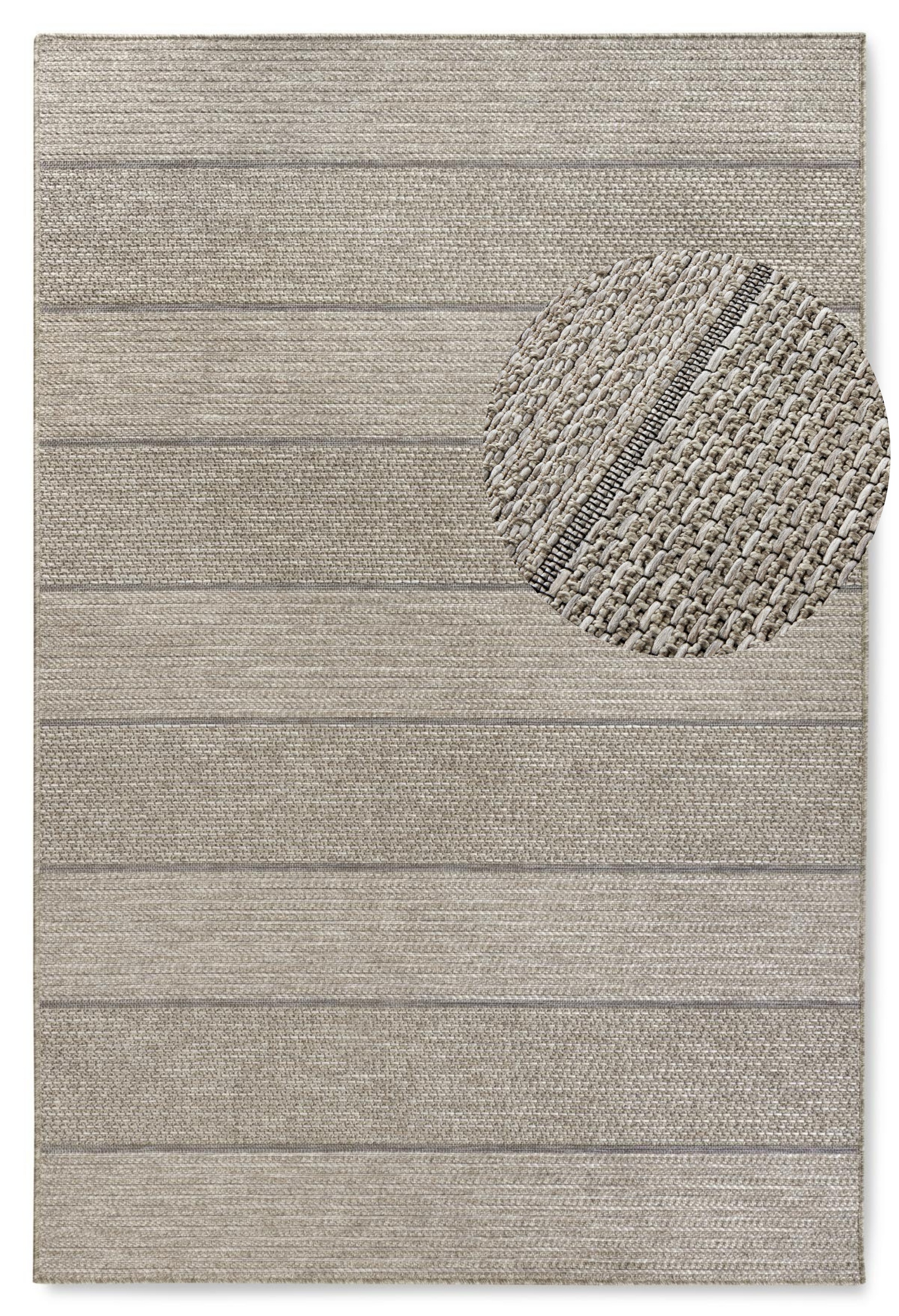 THE RUGS Villeroy & Boch 1809 Wendelin Rug – Soft, Durable Striped Style in Brown | Size: 155cm x 230cm