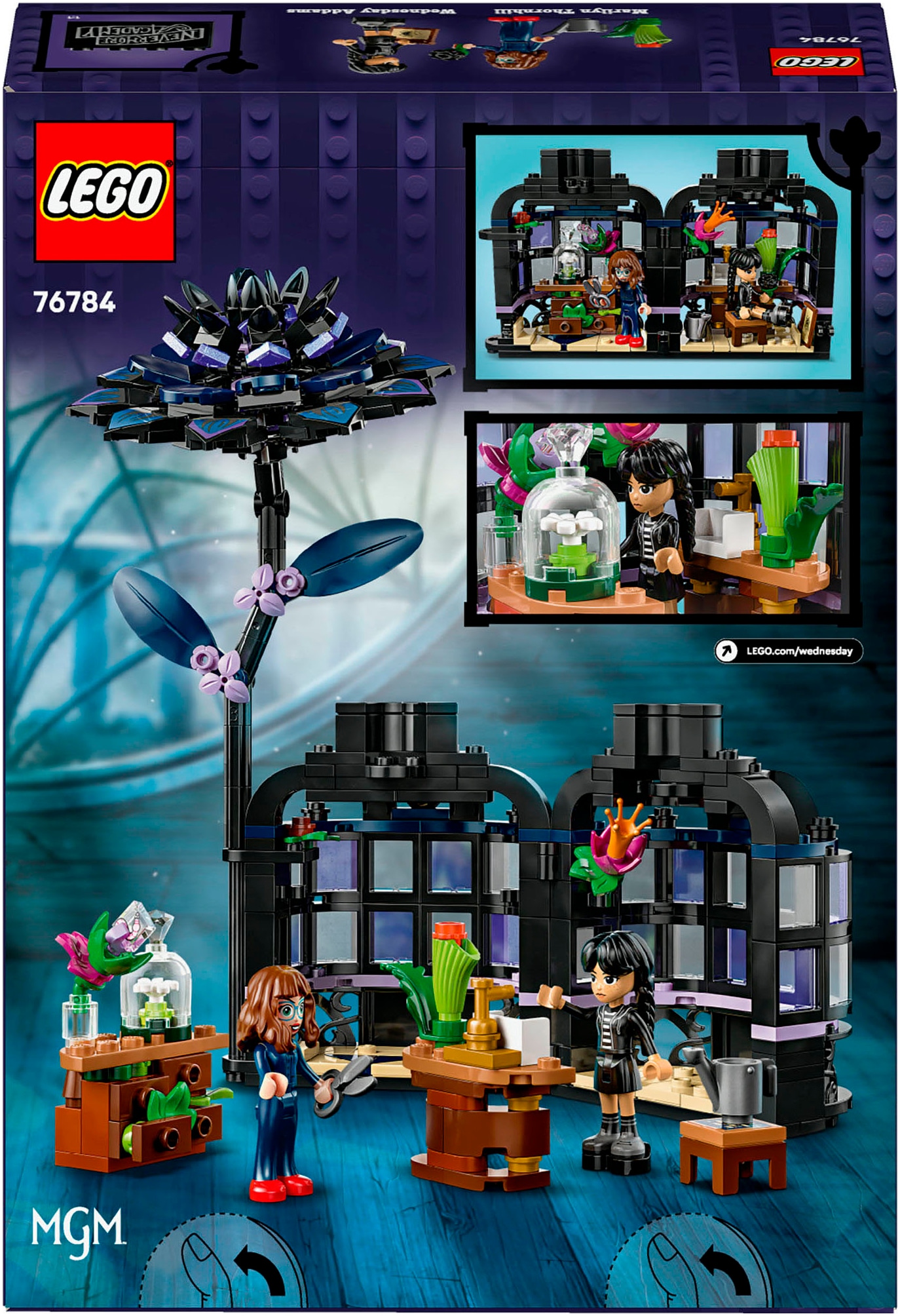LEGO® Pions de construction »Schwarze Dahlie (76784), LEGO Wednesday« Made in Europe