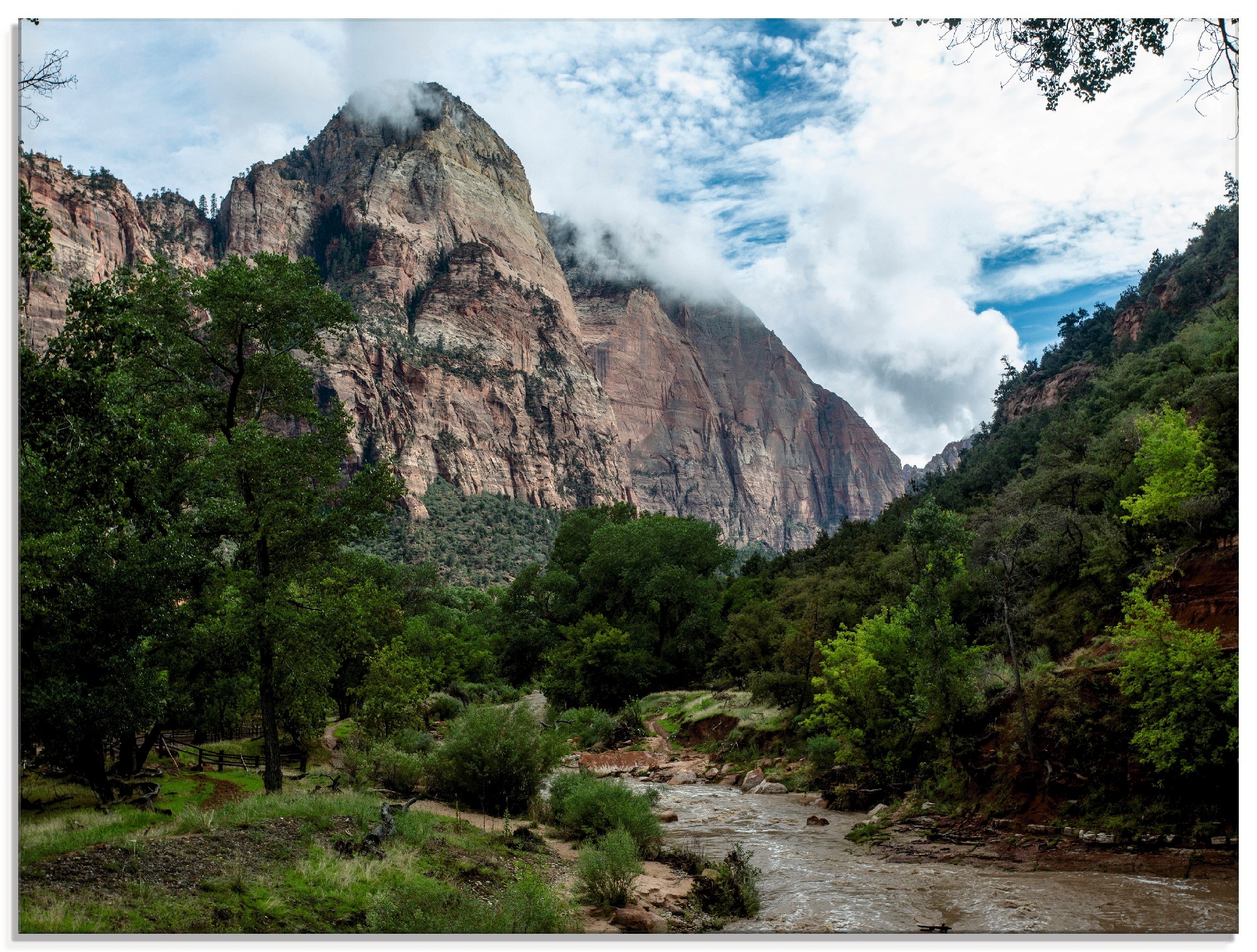Image of Artland Glasbild »Faszination Zion Canyon«, Amerika, (1 St.) bei Ackermann Versand Schweiz