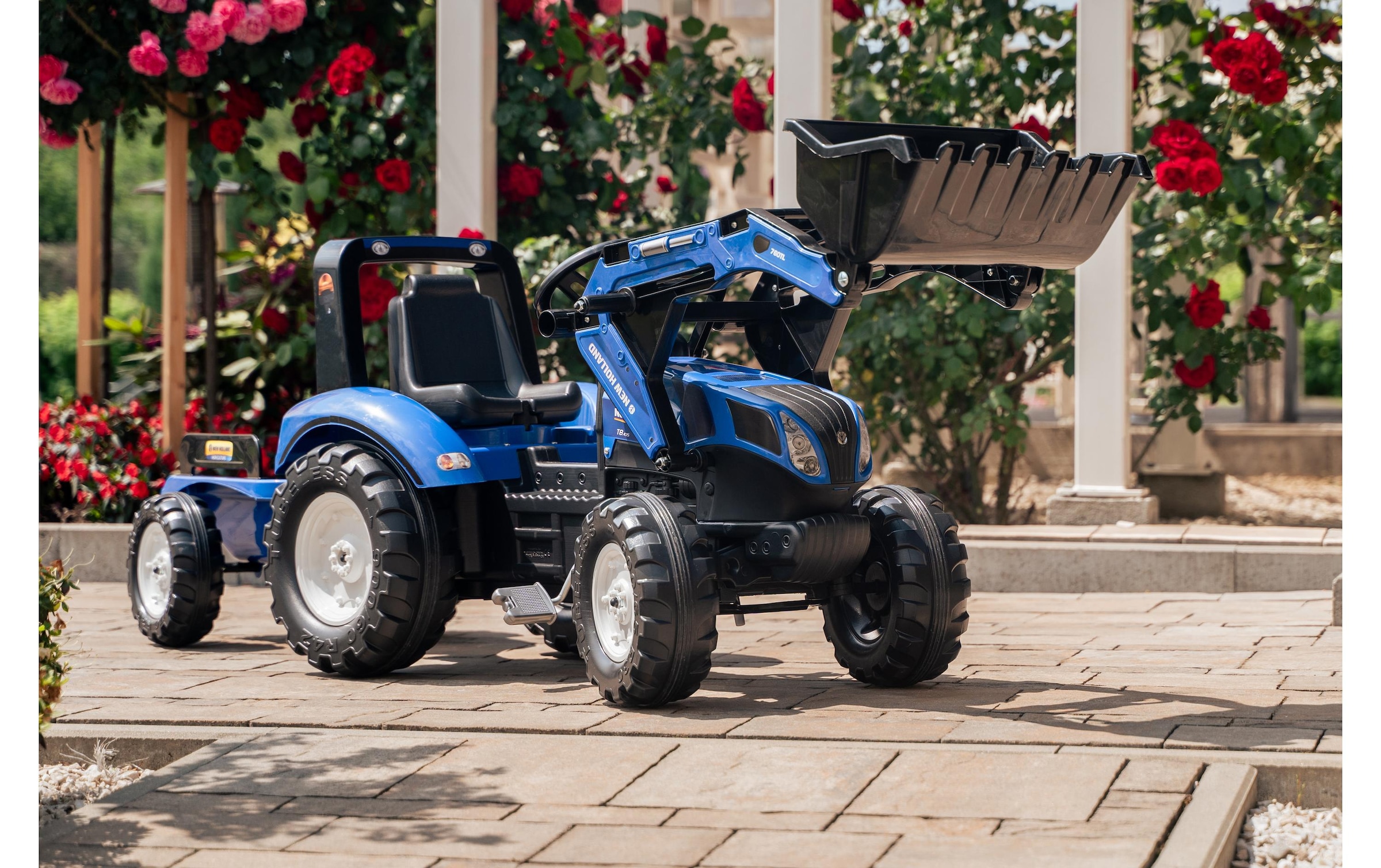 Falk Rutscherauto »New Holland Traktor + Anh. XL«