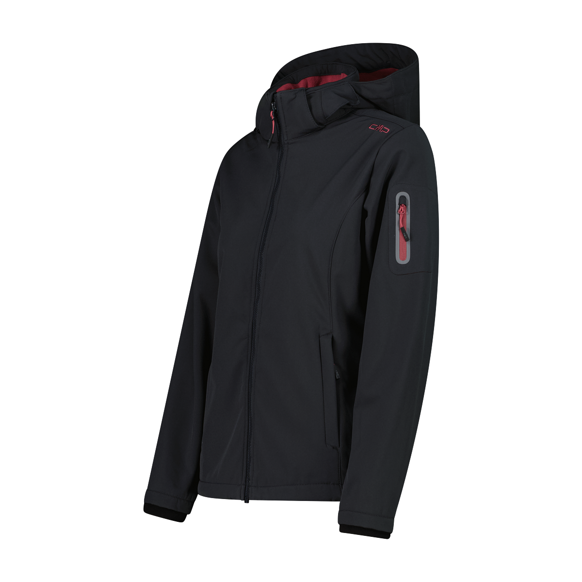 CMP Veste softshell »WOMAN JACKET ZIP HOOD« 1 cuis tlg. Wärmend & wind- & wasserabweisend, Übergangsjacke