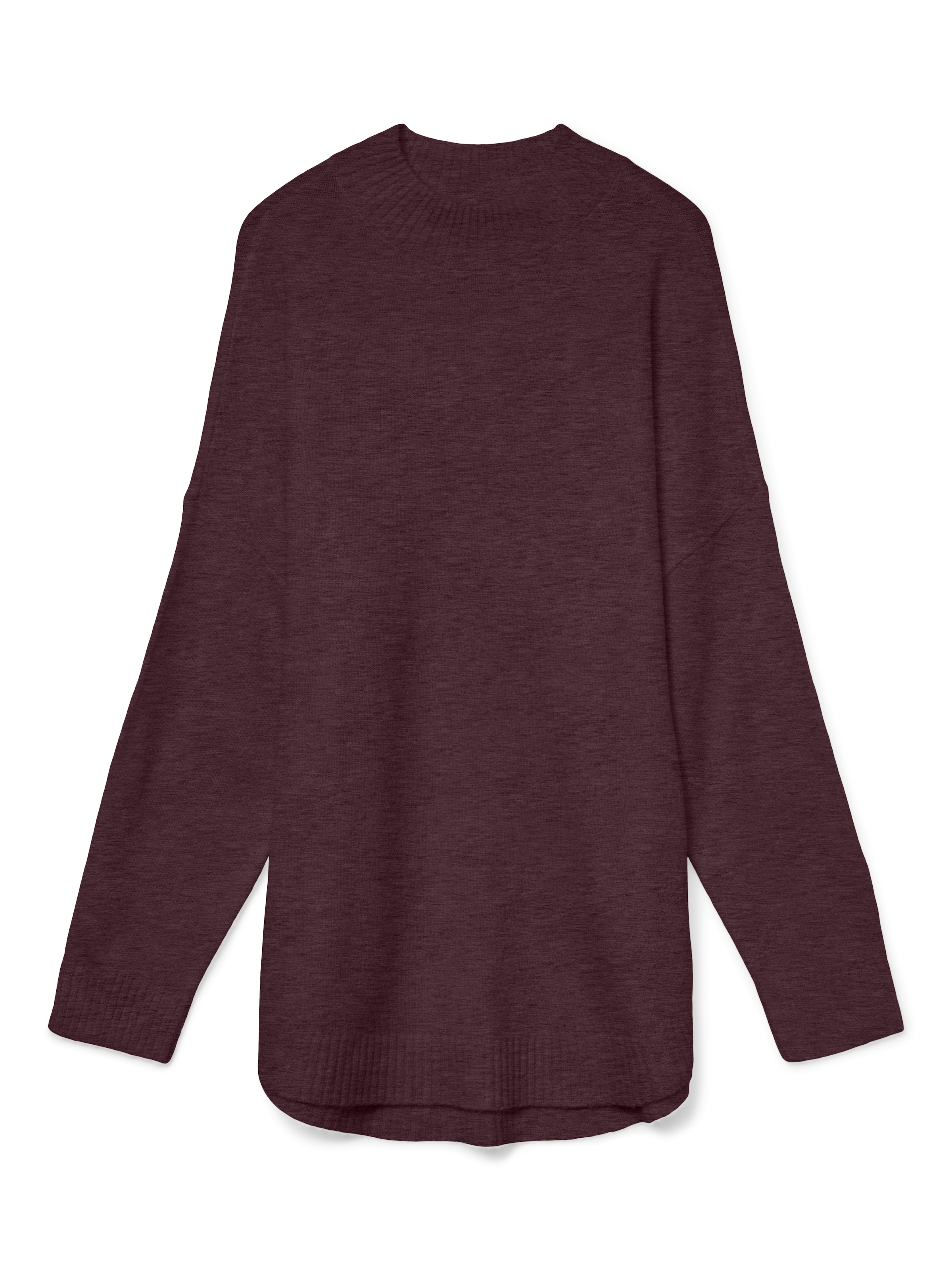 Vero Moda Strickpullover »VMPLAZA LS HIGHNECK LONG PULLOVER GA BOO«