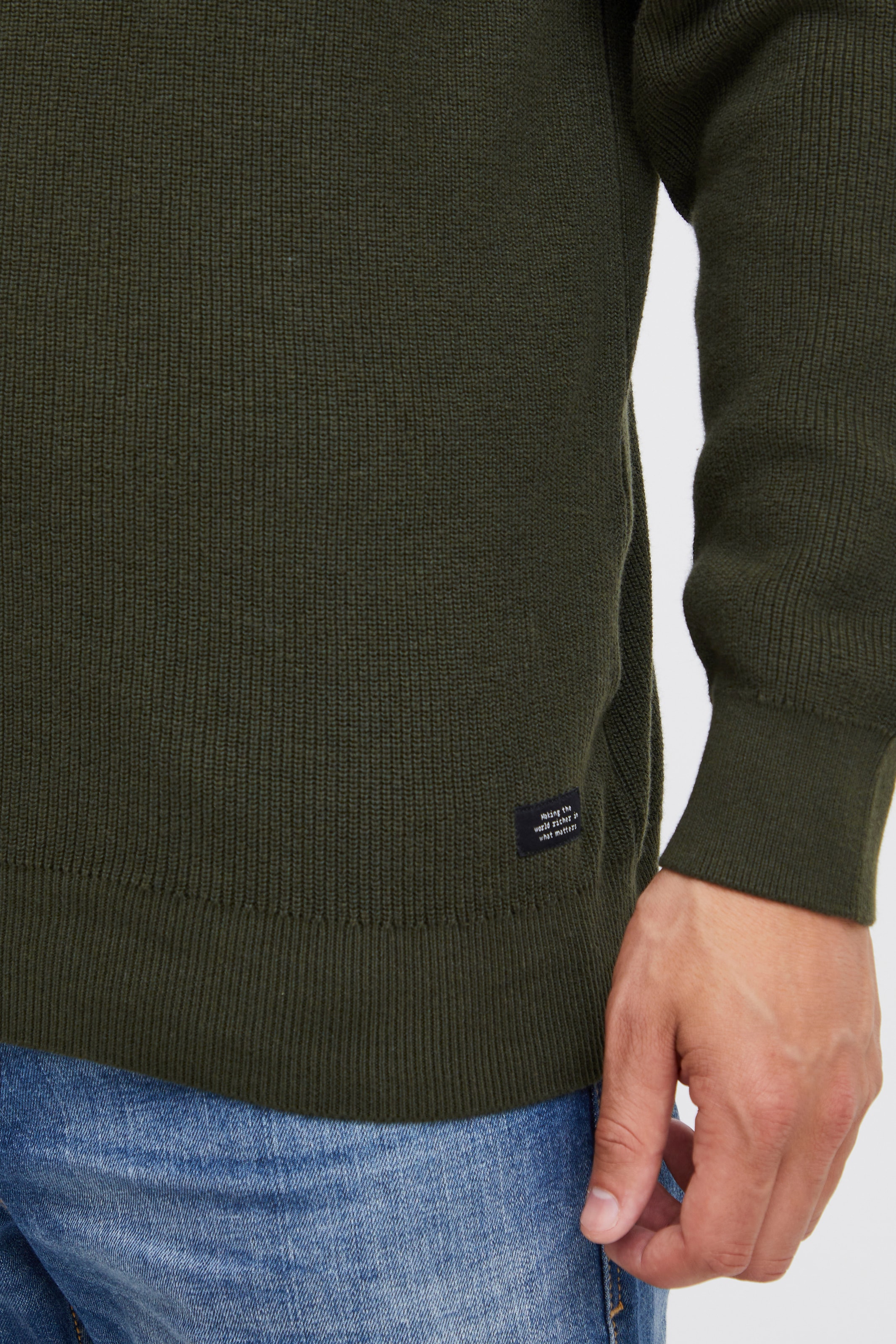 Blend Stehkragenpullover »BHCodford zipthrough«