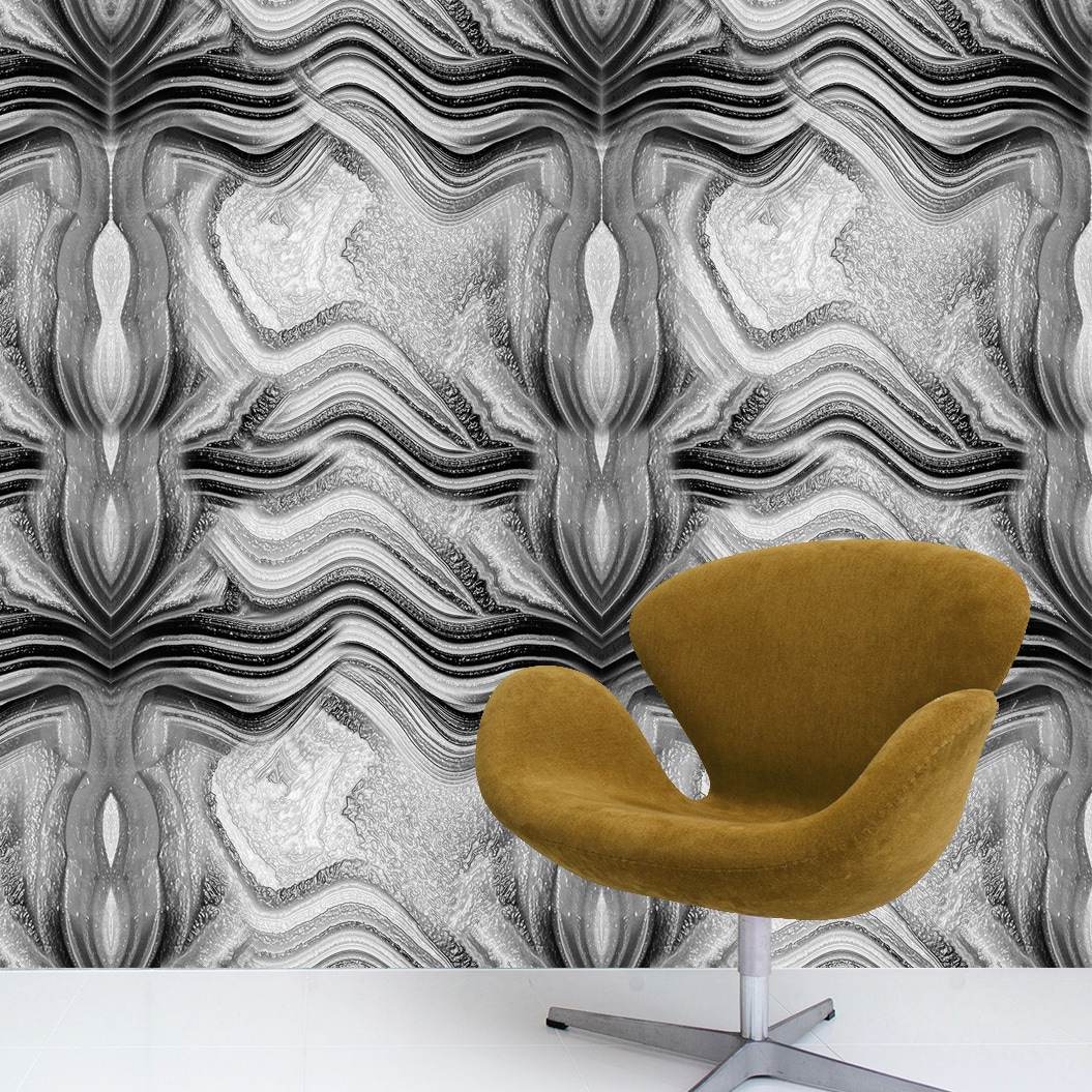 queence Vinyltapete »Jalou« 3D-Optik | Motiv | bedruckt | clean glatt 90x250cm, selbstklebend, kinderleichte Anbringung, , Sticker