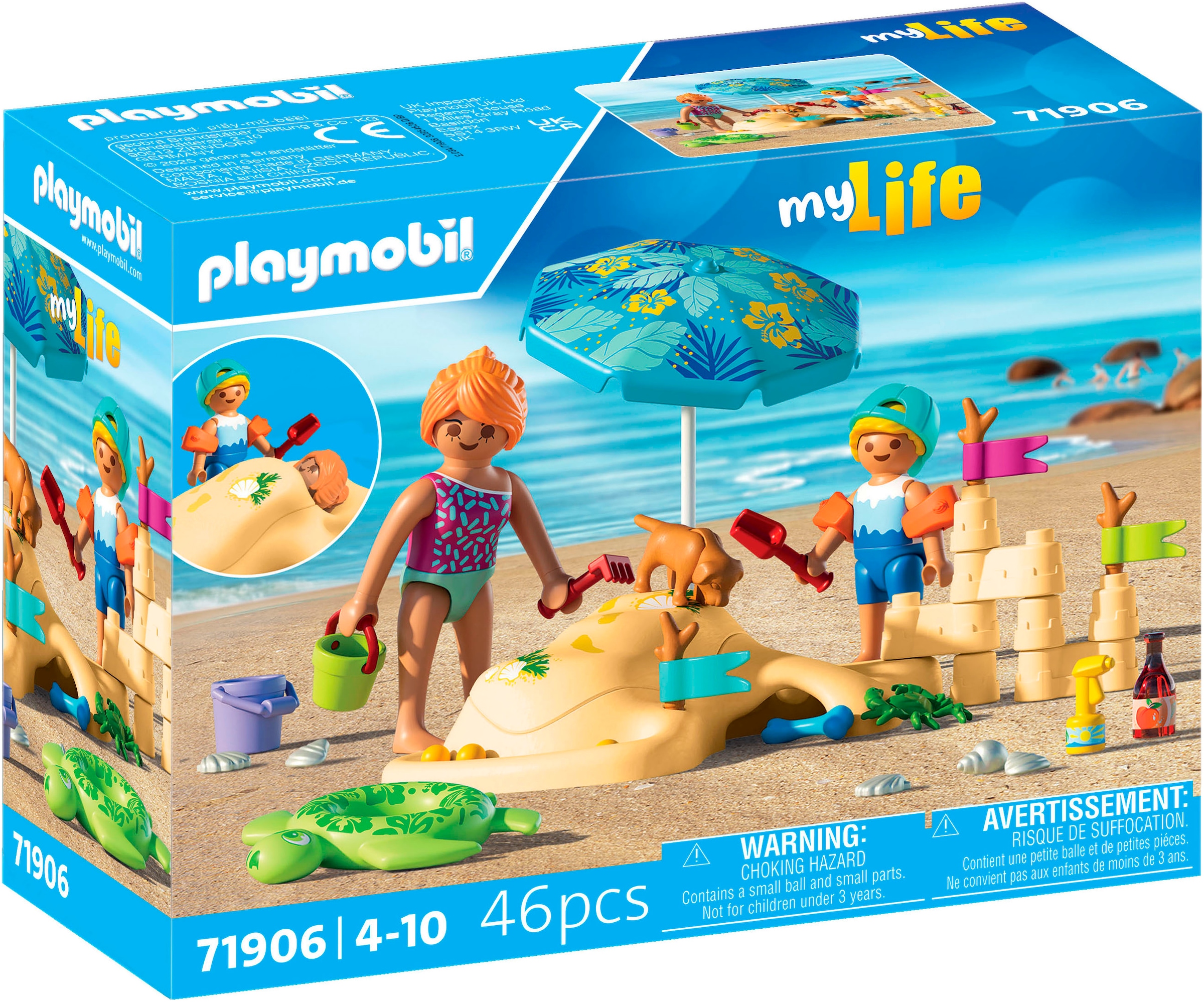 Playmobil® Jeu de construction »Familienspass am Strand (71906), My Life« Made in Europe