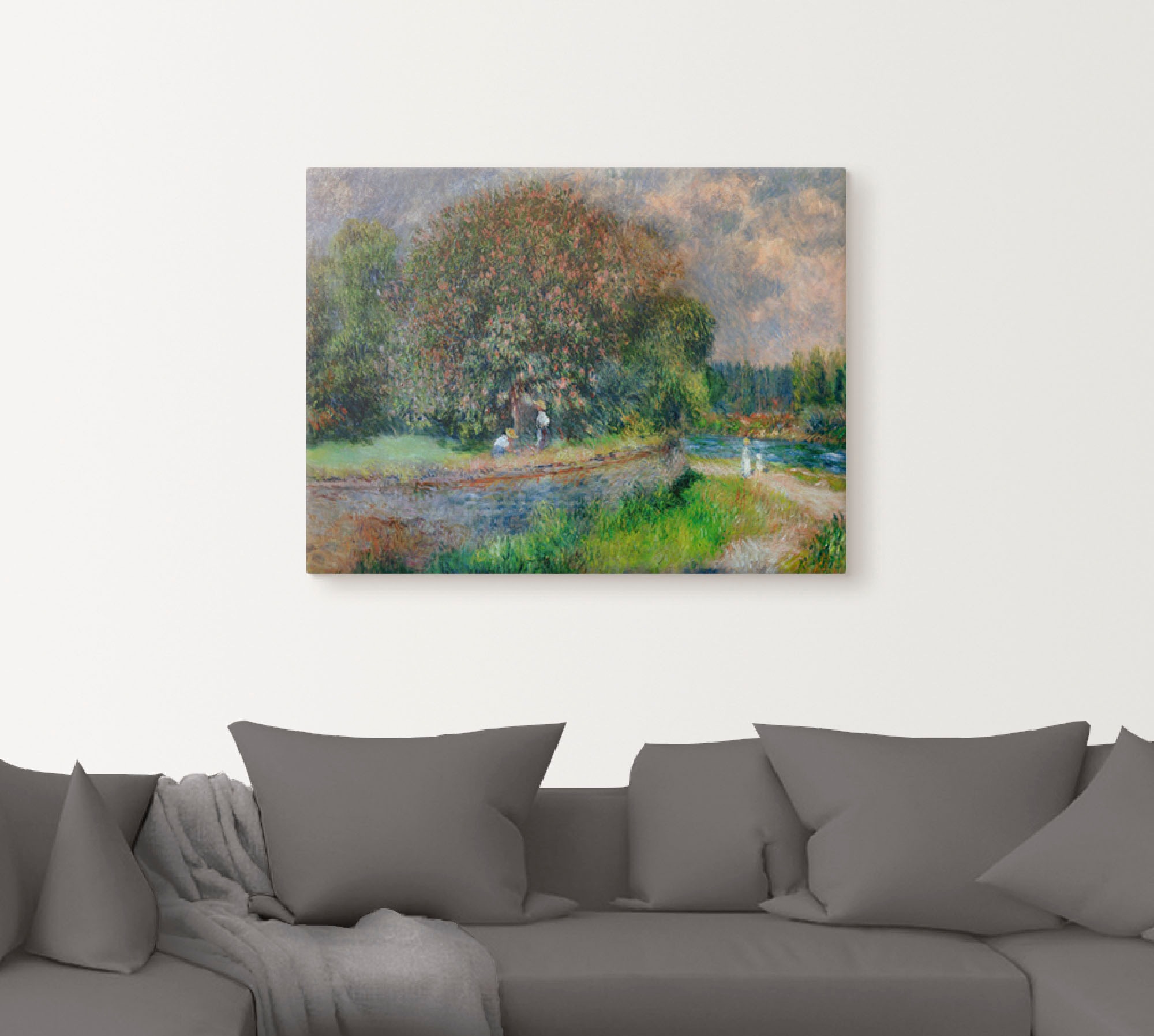 Artland Wandbild »Blühender Kastanienbaum«, Wiesen & Bäume, (1 St.), als Leinwandbild, Poster in verschied. Grössen