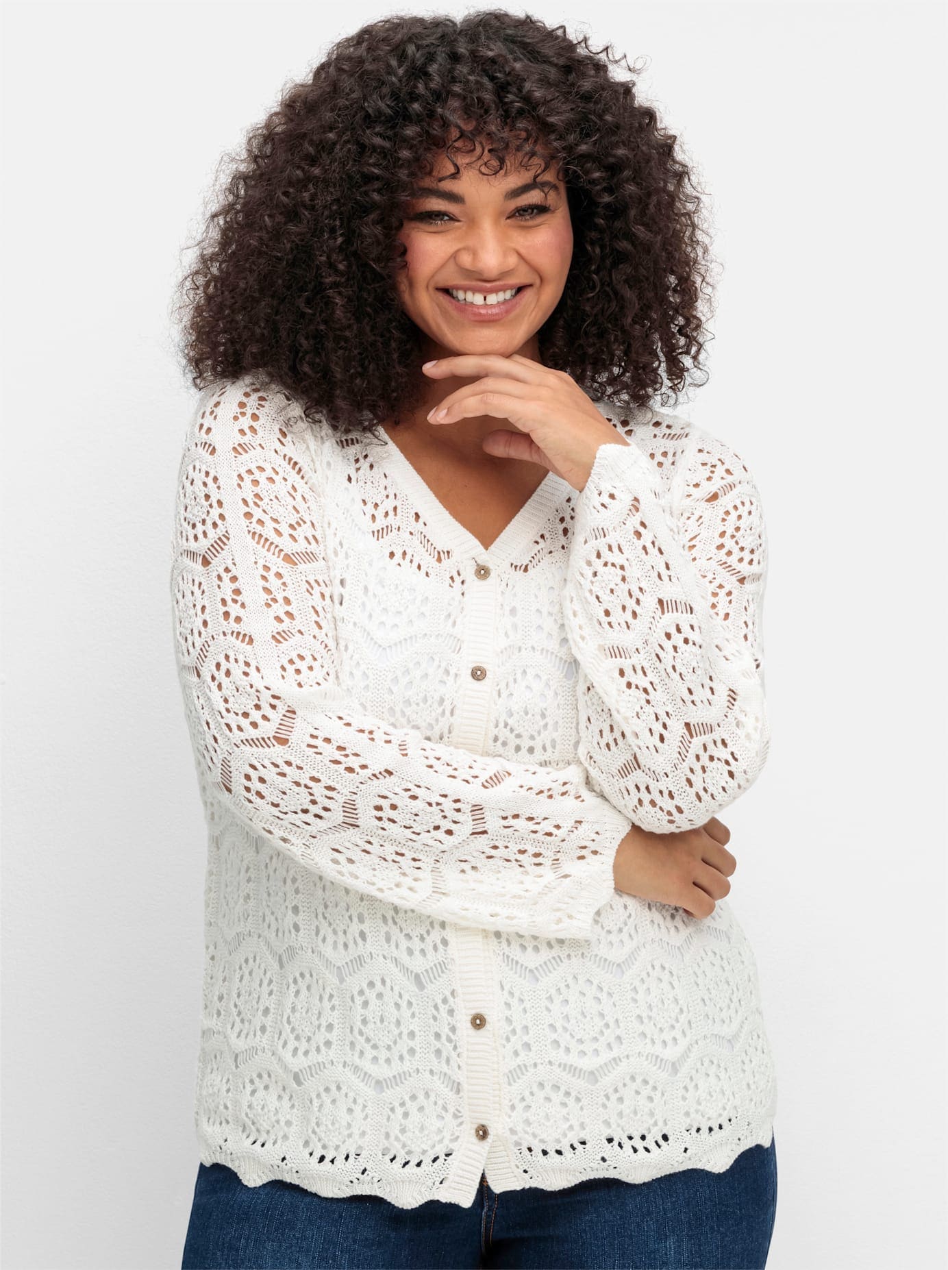 Image of sheego by Joe Browns Strickjacke