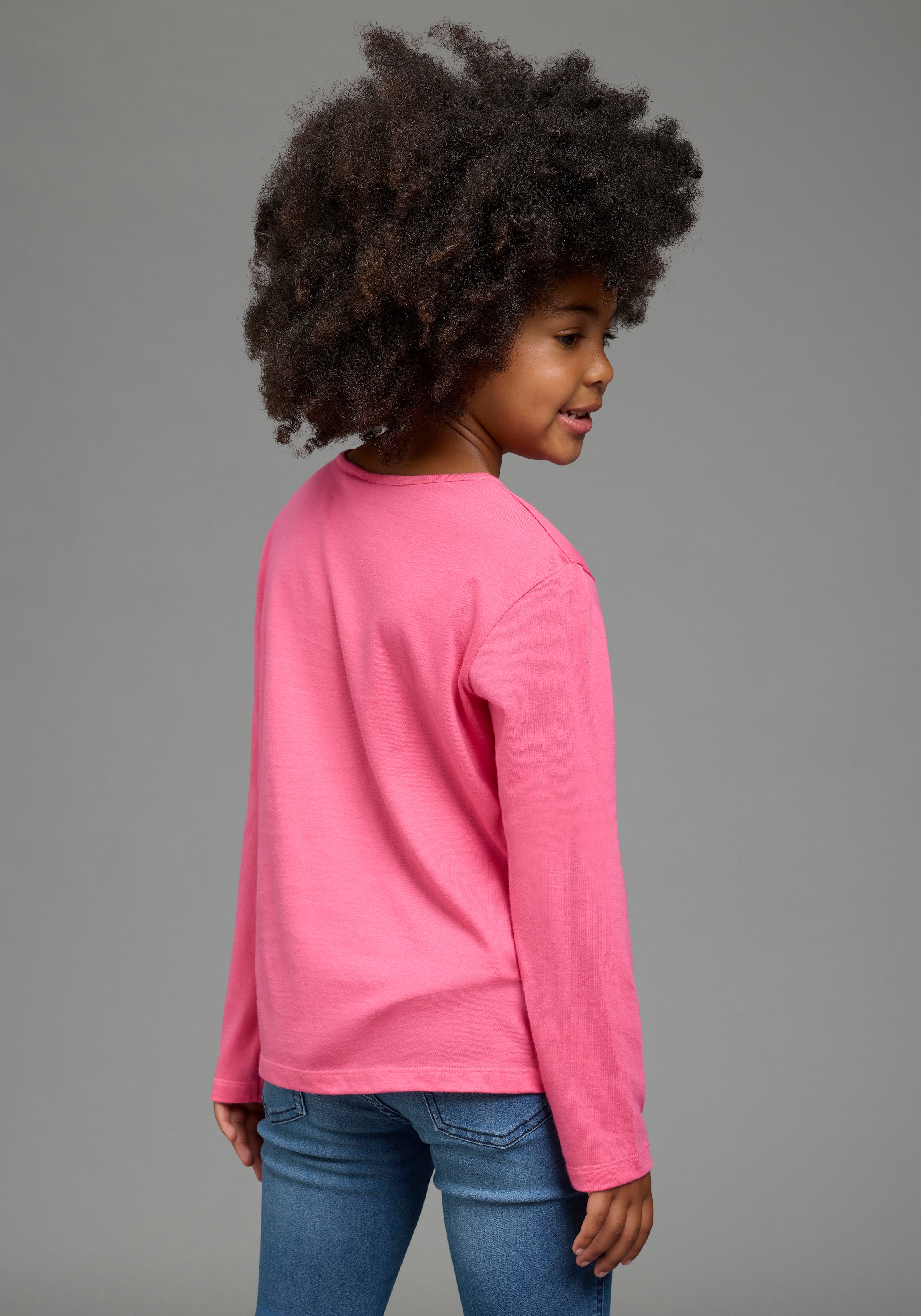 KIDSWORLD T-shirt à manches longues »STITCH Shirt, Disney« Manches longues, coupe basique, col rond, imprimé