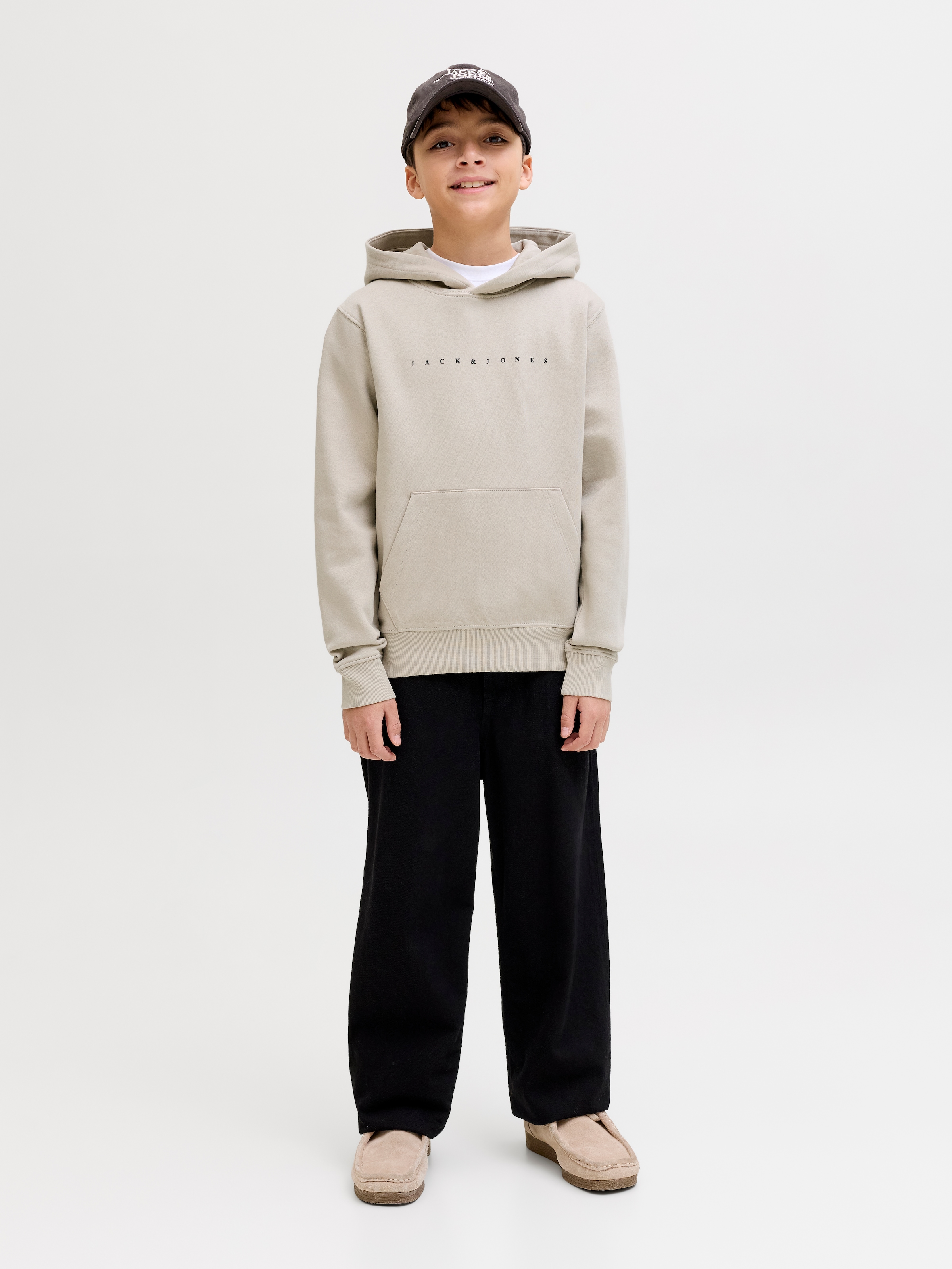 Jack & Jones Junior Sweat à capuche »JJESTAR JJ SWEAT HOOD NOOS JNR«, Baumwollmischung, relaxed fit
