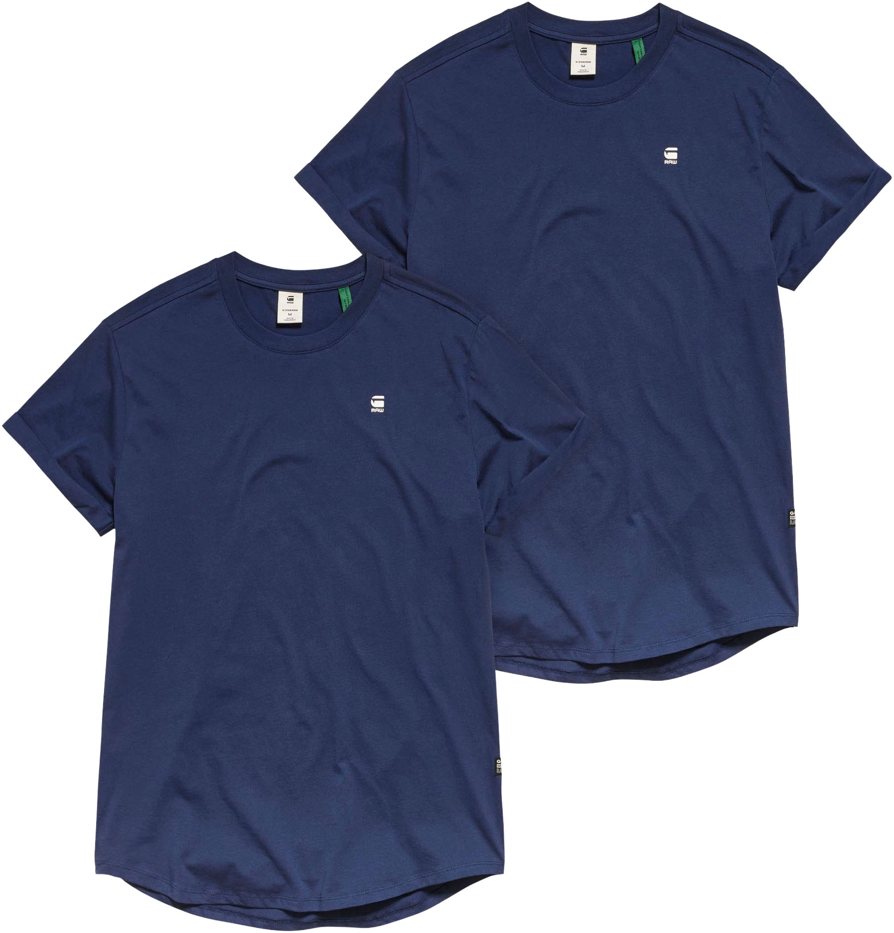 Image of G-STAR T-Shirt "Lash 2er Pack" Packung, 2 Stk. aus Baumwolle