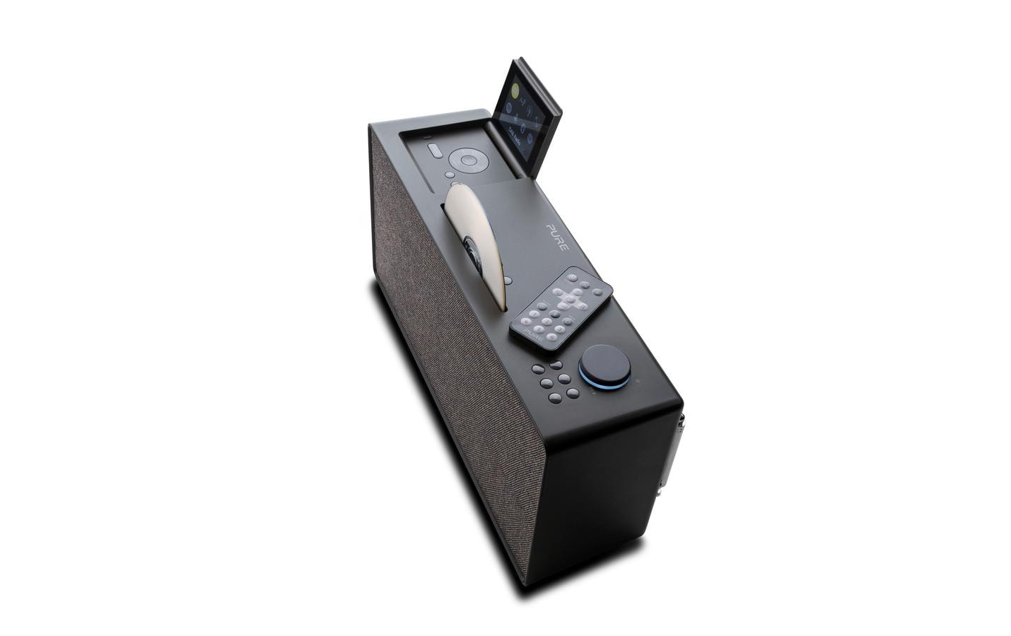 Pure Digitalradio (DAB+) »Evoke Home Coffee Black«, (Bluetooth-WLAN Digitalradio (DAB+)-FM-Tuner-Internetradio 100 W)
