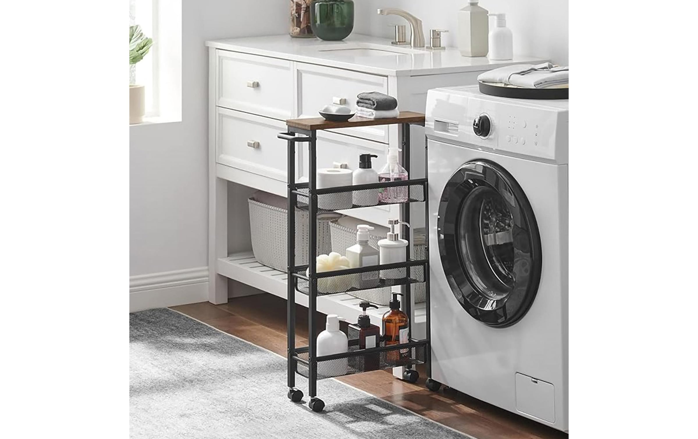 relaxdays Küchenwagen »77 x 13 x 45.5 cm«