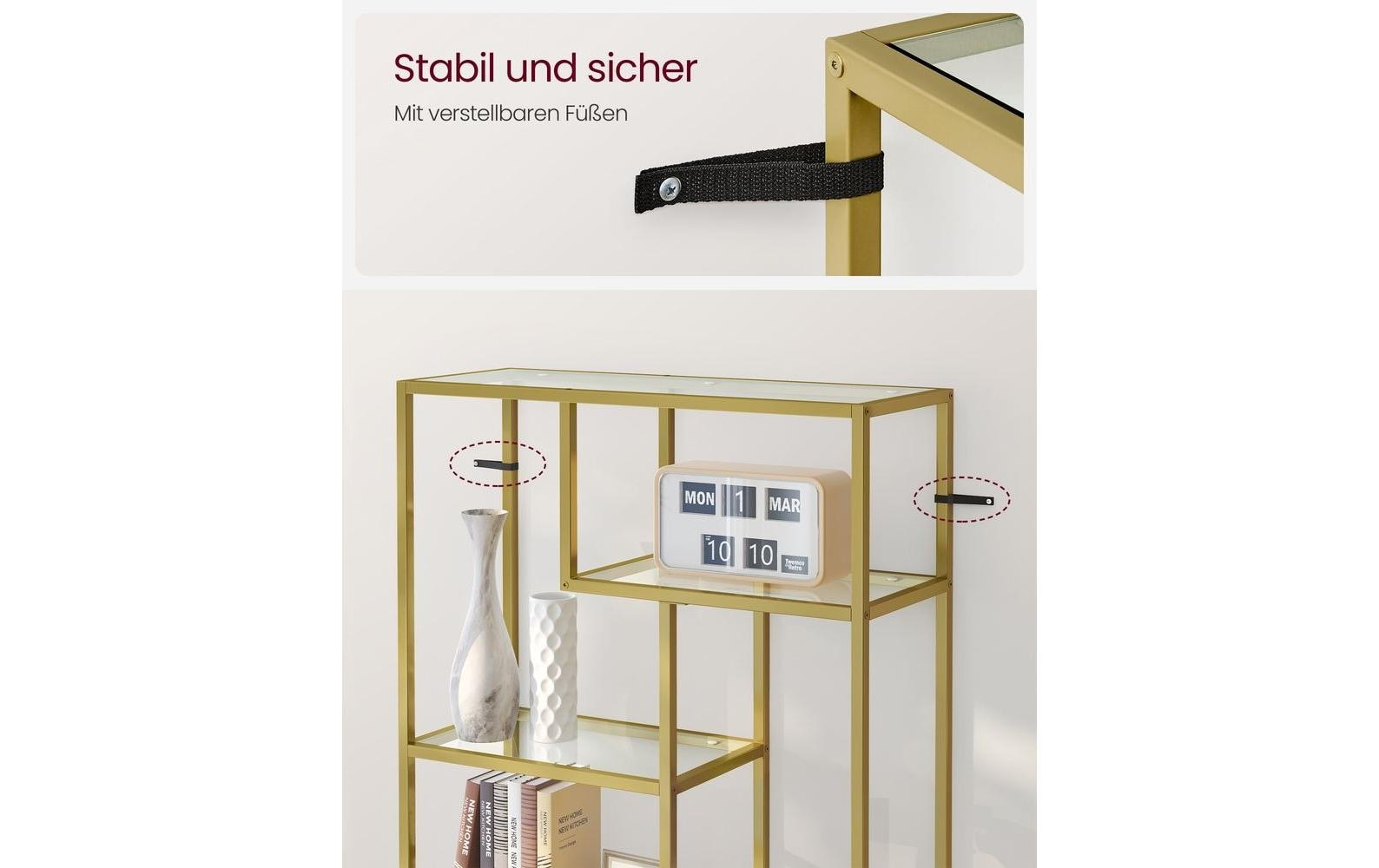 VASAGLE Regal »6 Ablagen 80 x 180.3 cm«