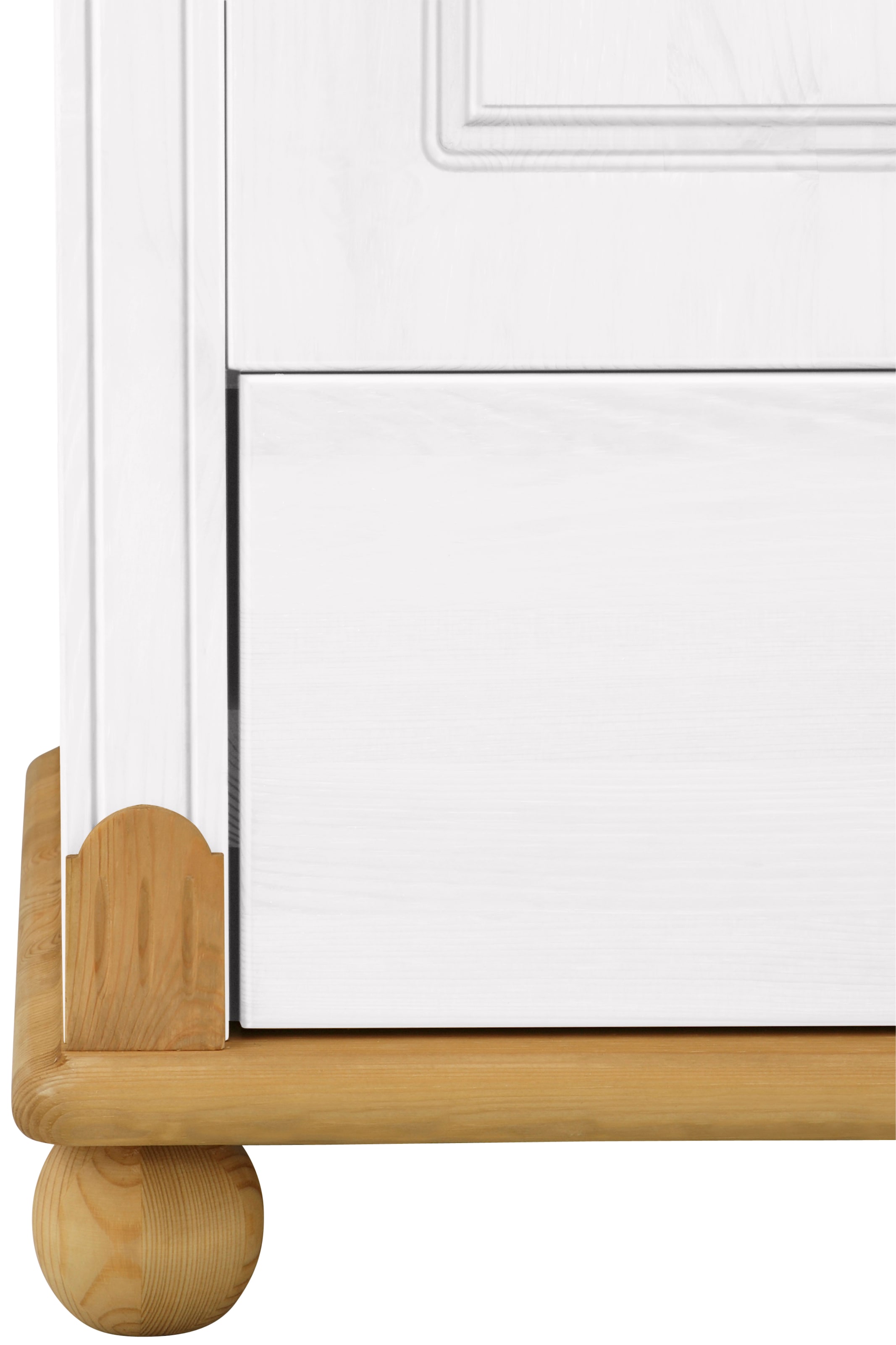 Modische Home affaire Kleiderschrank »Tessin«, Breite 152 cm, Kiefer massiv,  inkl. Spiegel versandkostenfrei bestellen | Kleiderschränke
