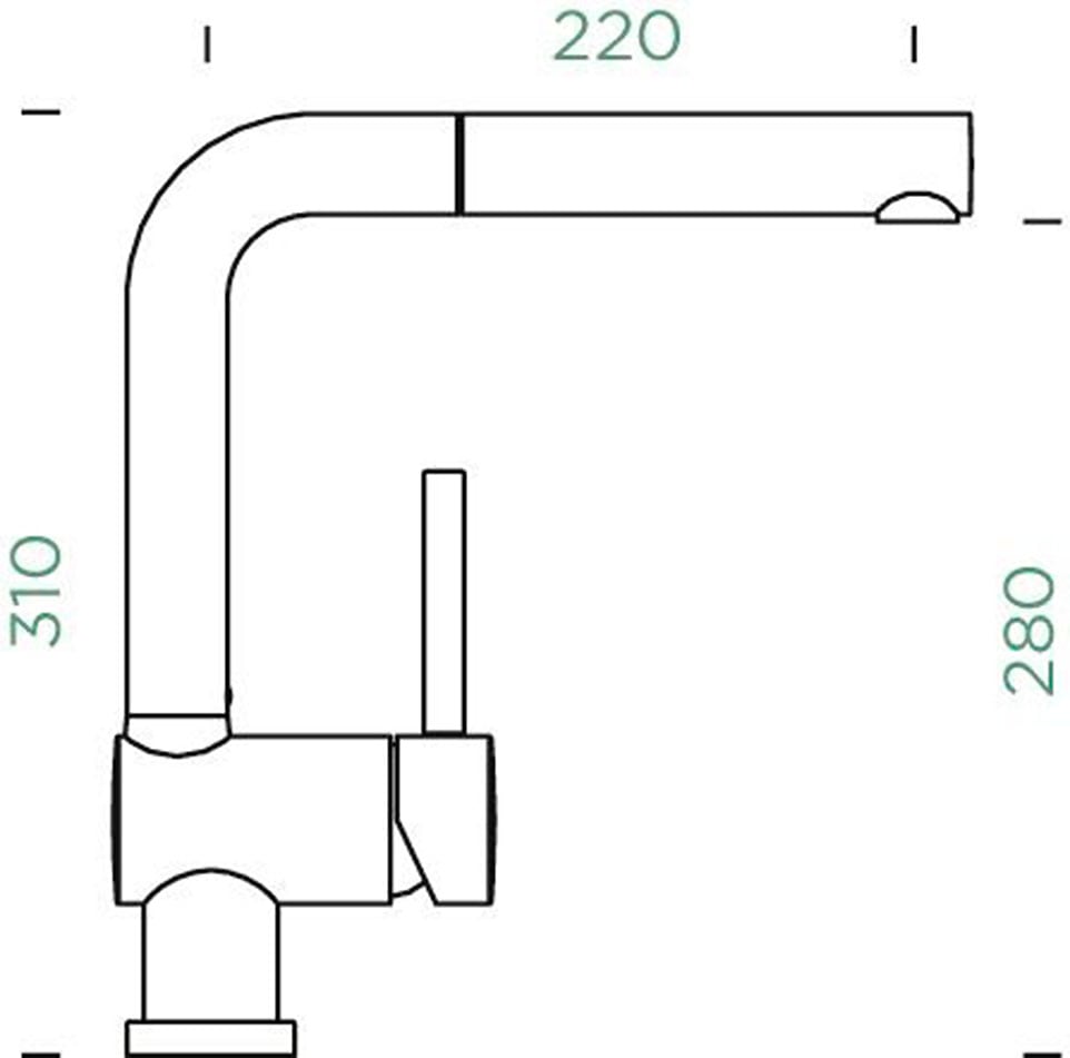 Schock Robinetterie de cuisine »Piega«