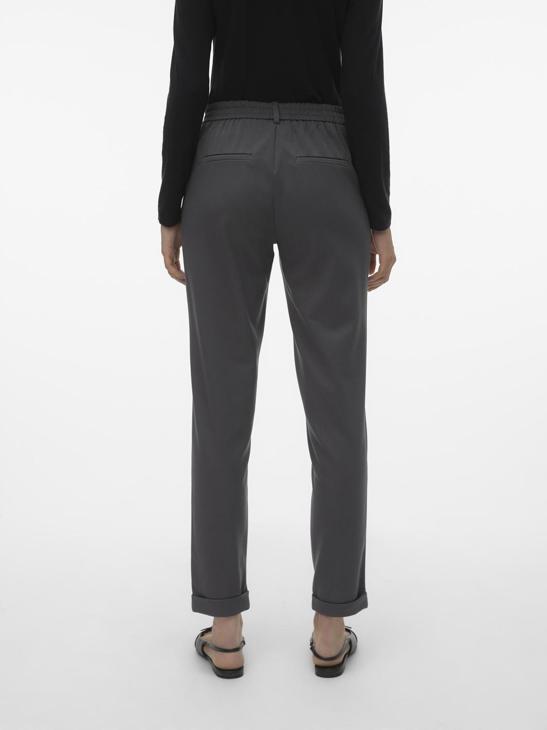 Vero Moda Pantalon de costume »VMMAYA MR LOOSE SOLID PANT NOOS«  knöchelfreie Form mit Saumaufschlag