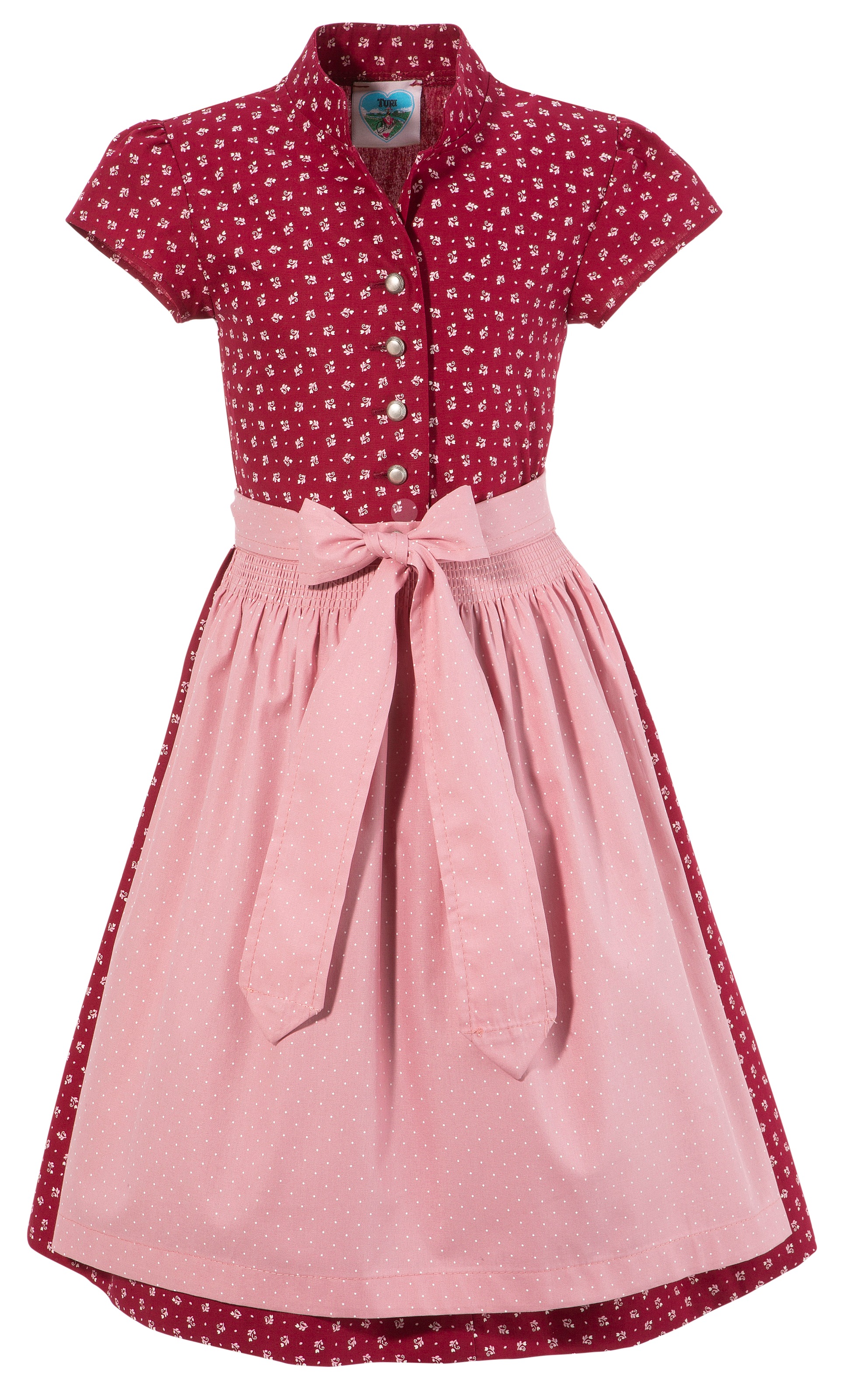 Turi Landhaus Dirndl 2tlg. Kinder mit angesetzten Ärmel