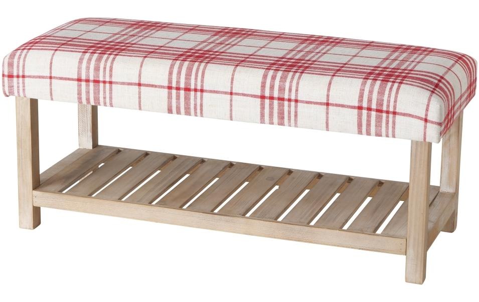 Image of BOLTZE Sitzbank »Larusa Holz/Leinen« bei Ackermann Versand Schweiz