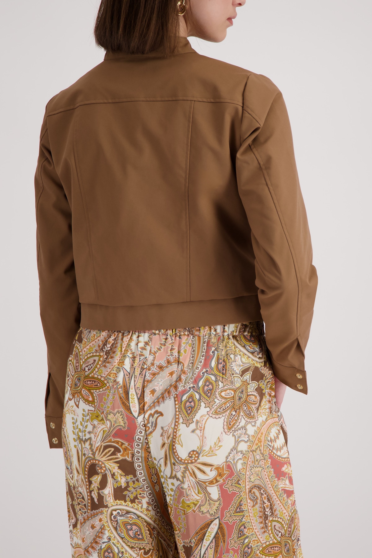Monari Blouson »Jacke Trench« ohne Kapuze Regular fit mit Stehkragen