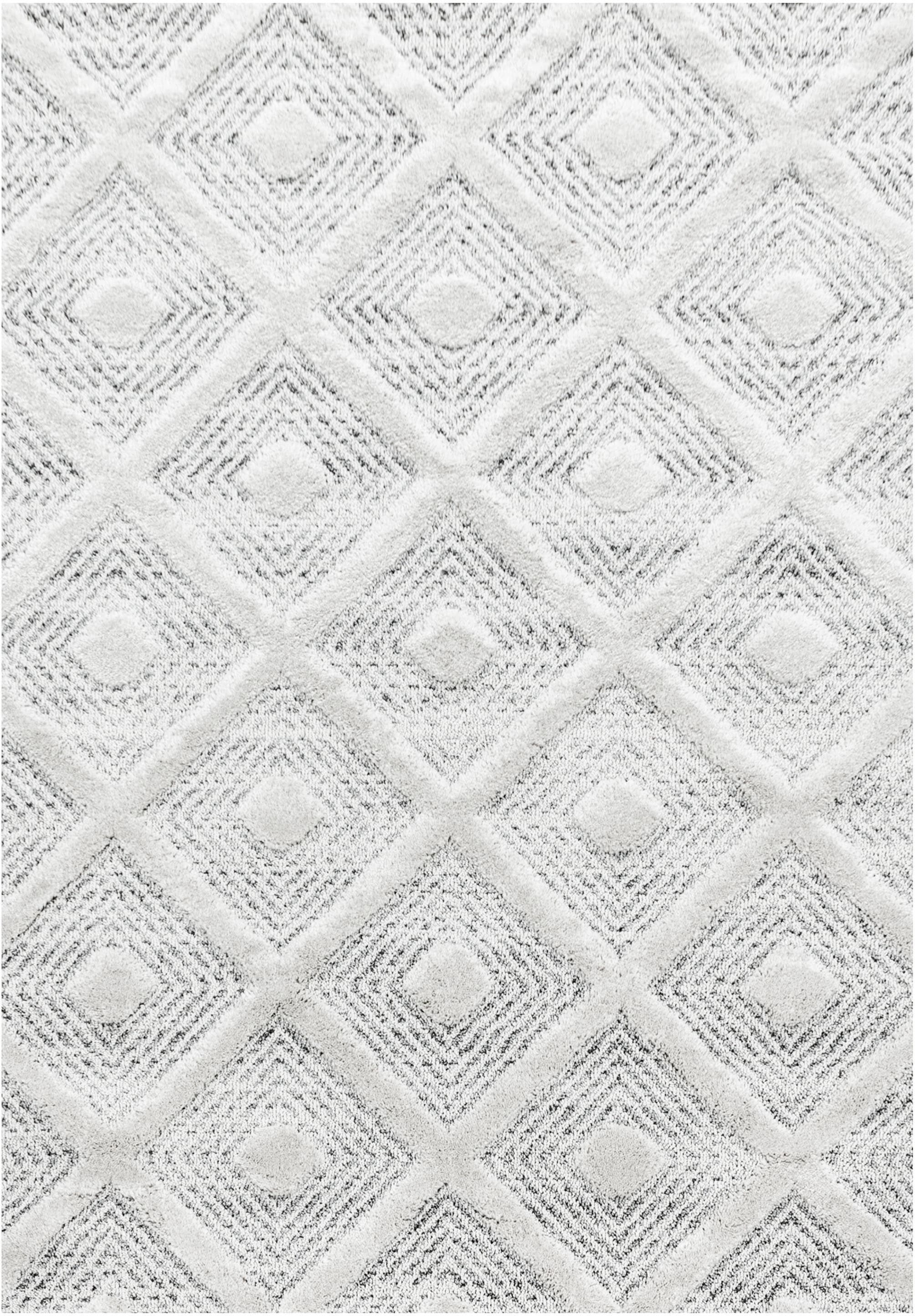 Ayyildiz Teppiche Teppich »PISA 4707«, rechteckig, 20 mm Höhe, Läufer, rund, Hoch Tief Struktur, Wohnzimmer,Schlafzimmer