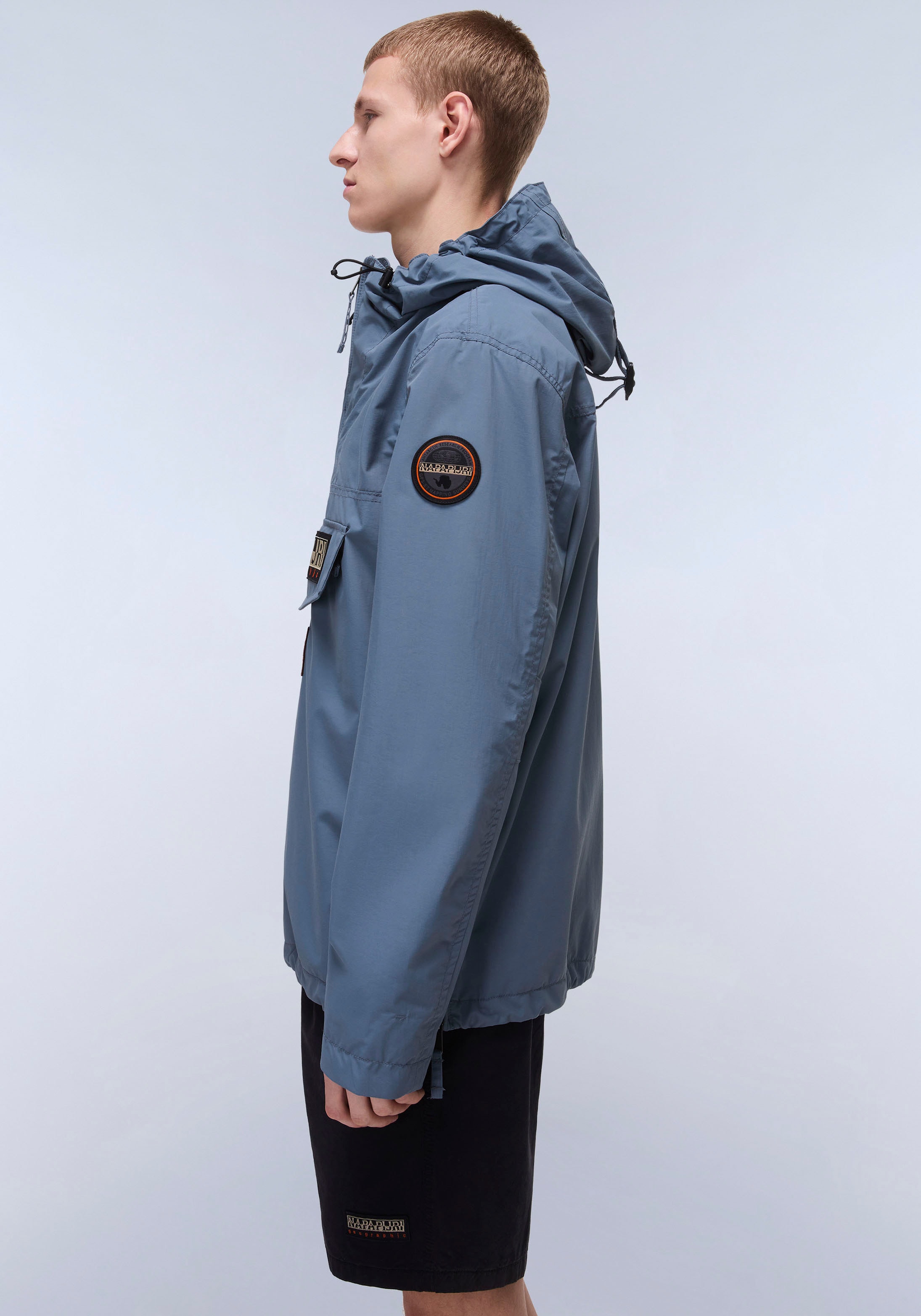 Napapijri Funktionsjacke »RAINFOREST M SUM 3«, mit Kapuze, Mit verstellbarem Gummizug und verschliessbarem Schlitz im Saum
