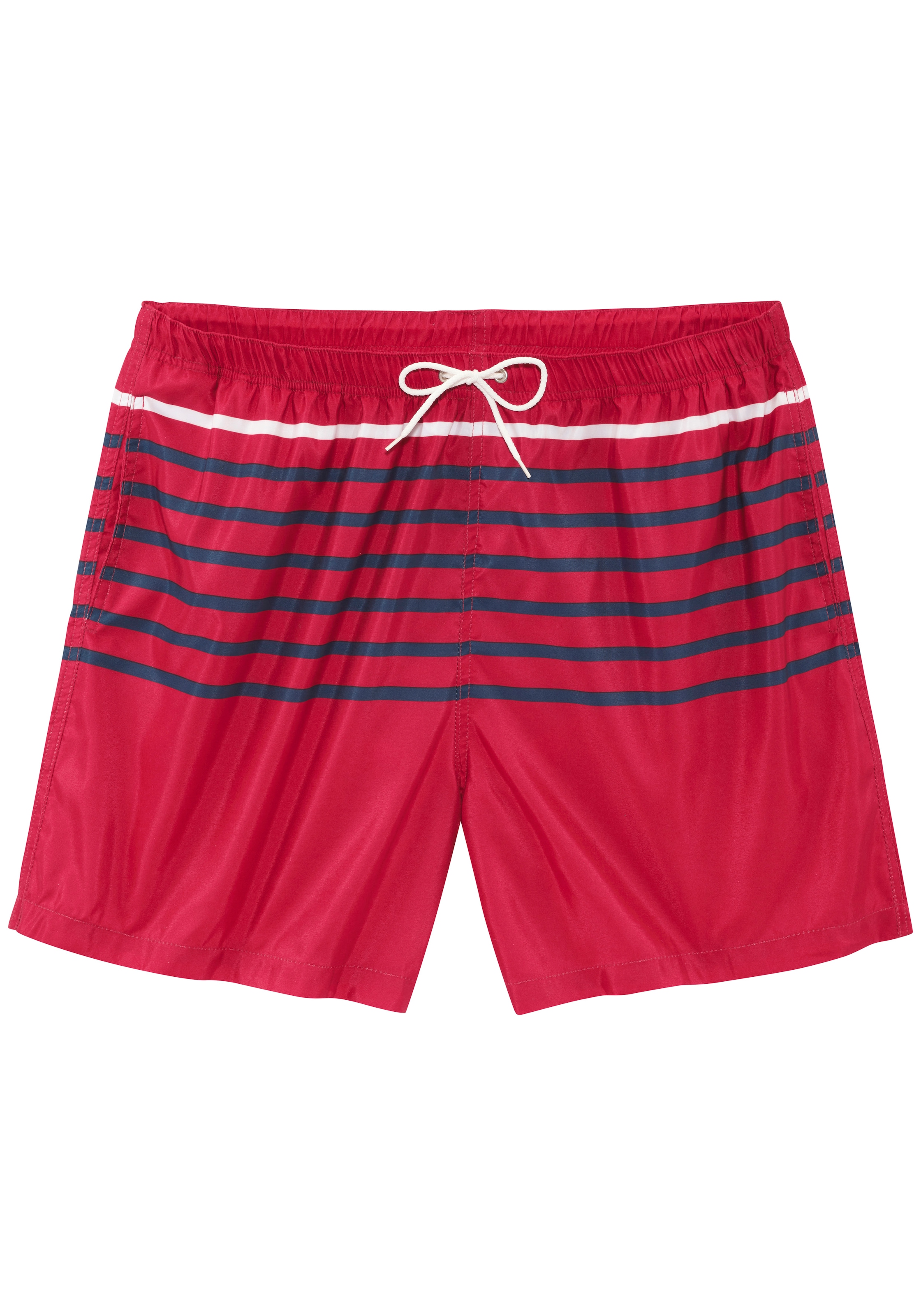 Image of John Devin Badeshorts mit platziertem Streifendesign