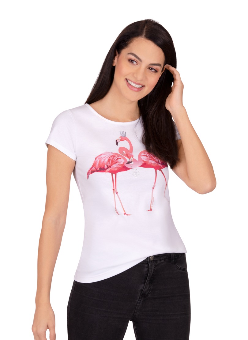 Image of Trigema T-Shirt, mit Print und Strass-Steinen bei Ackermann Versand Schweiz