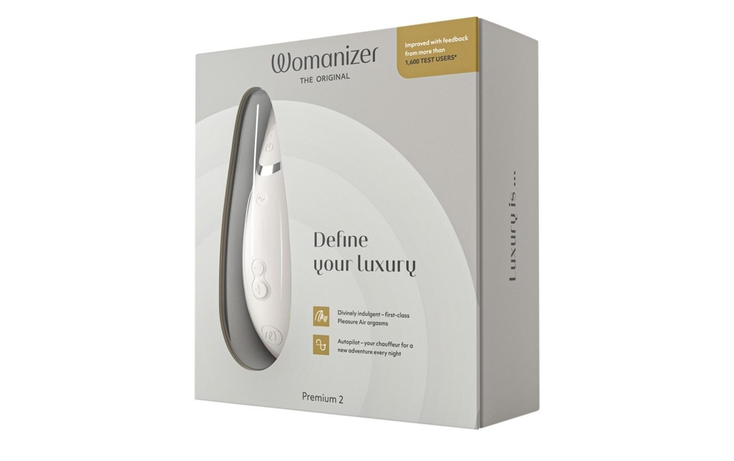 Womanizer Vibrator »Premium 2 gray«, (1 tlg.)