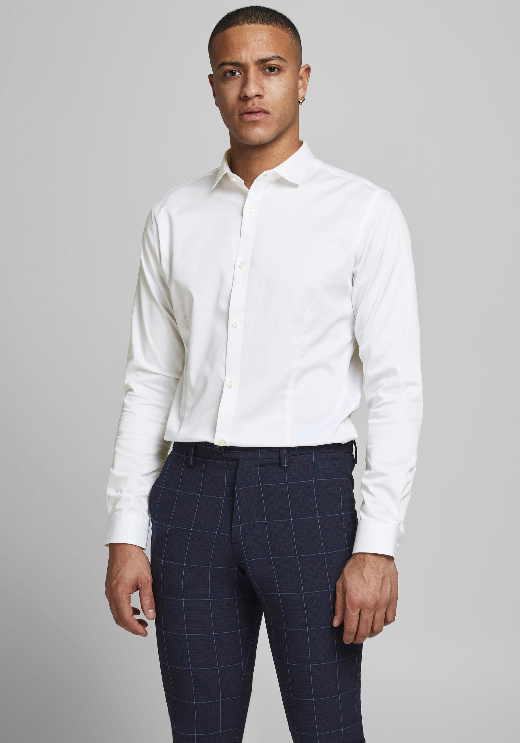 Image of Jack & Jones Langarmhemd »PARMA SHIRT 2-PACK«, (Packung, 2 tlg., 2er-Pack) bei Ackermann Versand Schweiz