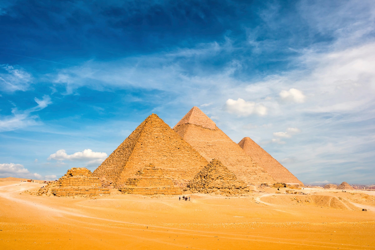 Image of Papermoon Fototapete "Grosse Pyramiden in Gizeh"