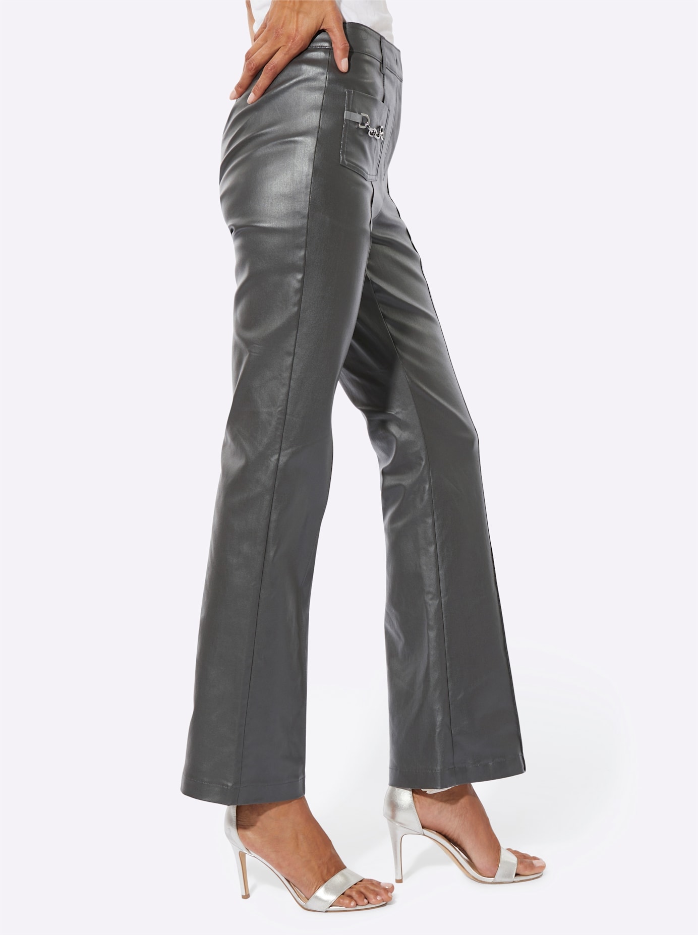 creation L Pantalon imitation cuir