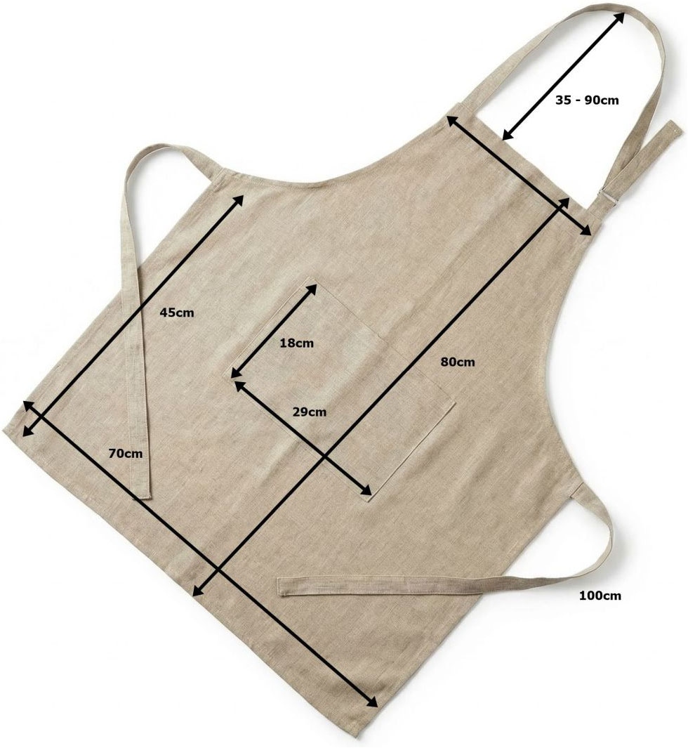 Home affaire Tablier de cuisine »Schürze beigetöne 70x80cm« 1