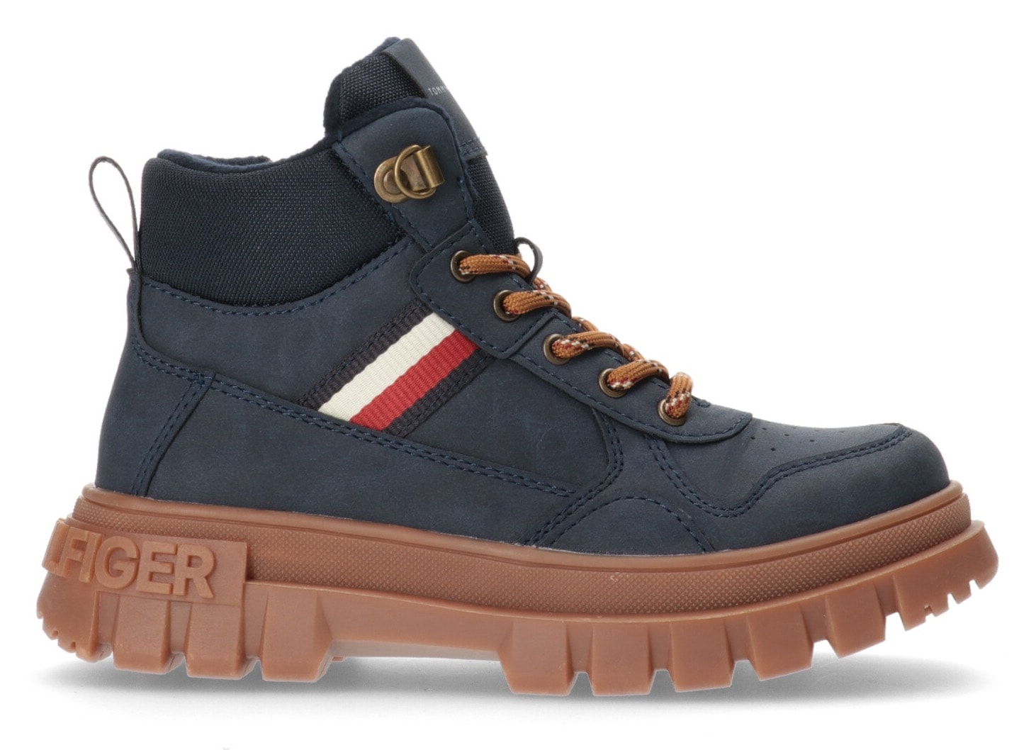 Tommy Hilfiger Winterboots »STRIPES LACE-UP BOOTIE«, mit Warmfutter