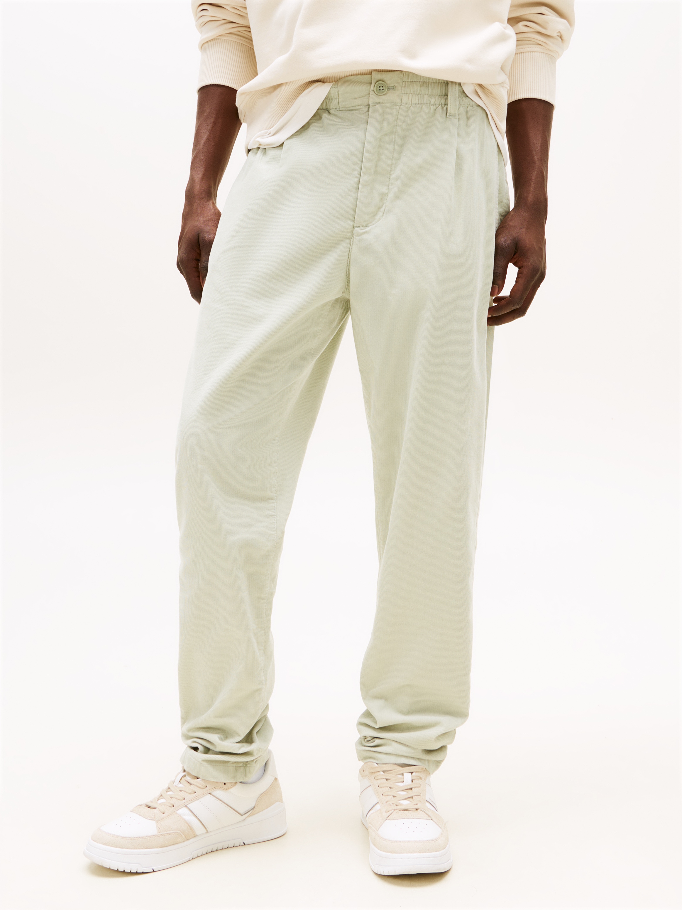 Image of Tommy Jeans Stoffhose "TJM ISAAC LIGHT CORD PANTS" Mit Gürtelschlaufen