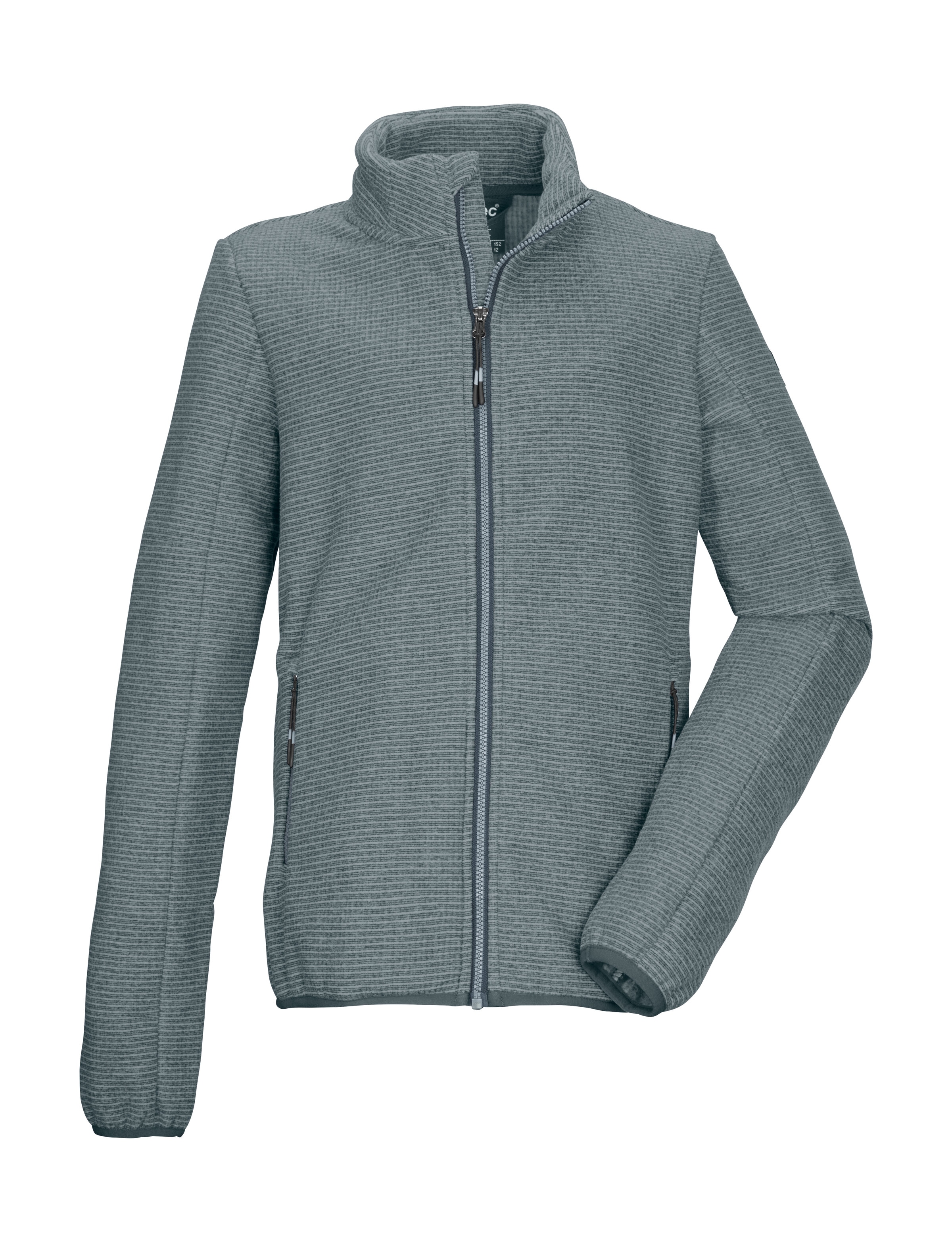 Killtec Fleecejacke »KOW 215 GRLS KNTFLC JCKT« Strickfleecejacke für Kids, Kinnschutz, Zipper-Taschen