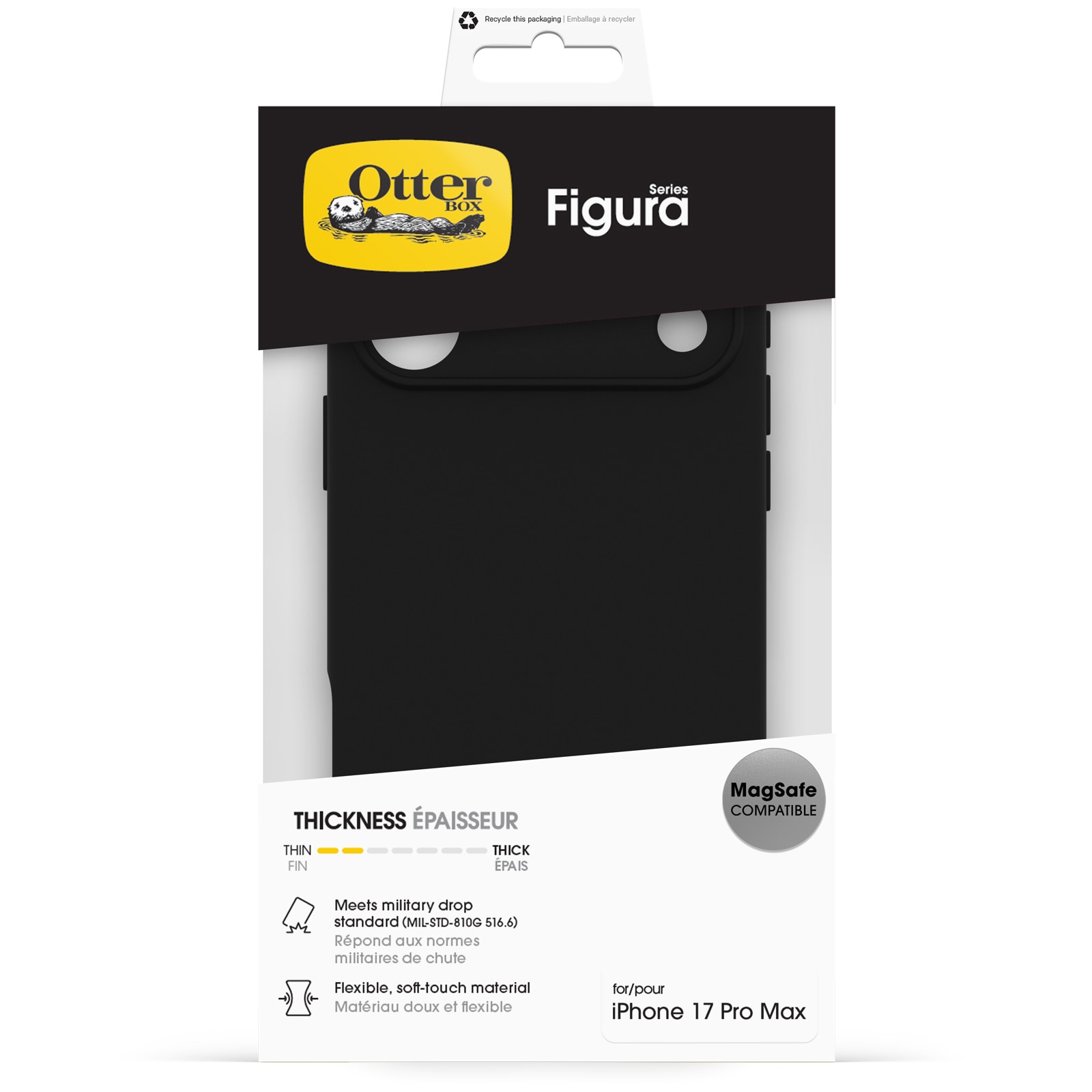 Otterbox Handyhülle »Figura für Apple iPhone 17 Pro Max« Apple iPhone 17 Pro Max Backcover, Schutzhülle, Handyschutzhülle, Case, Schutzcase, stossfest